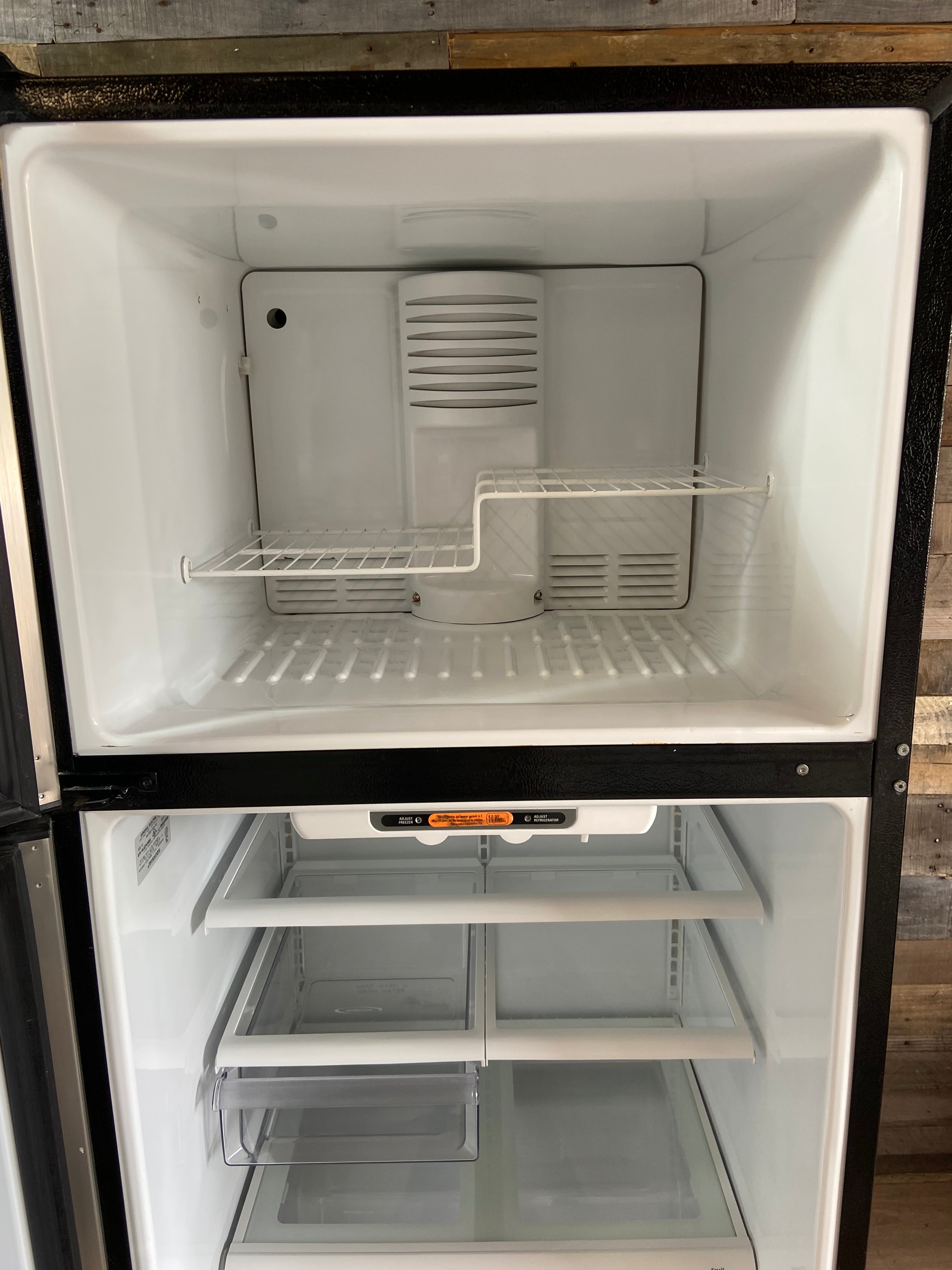 GE Stainless Top Bottom Refrigerator