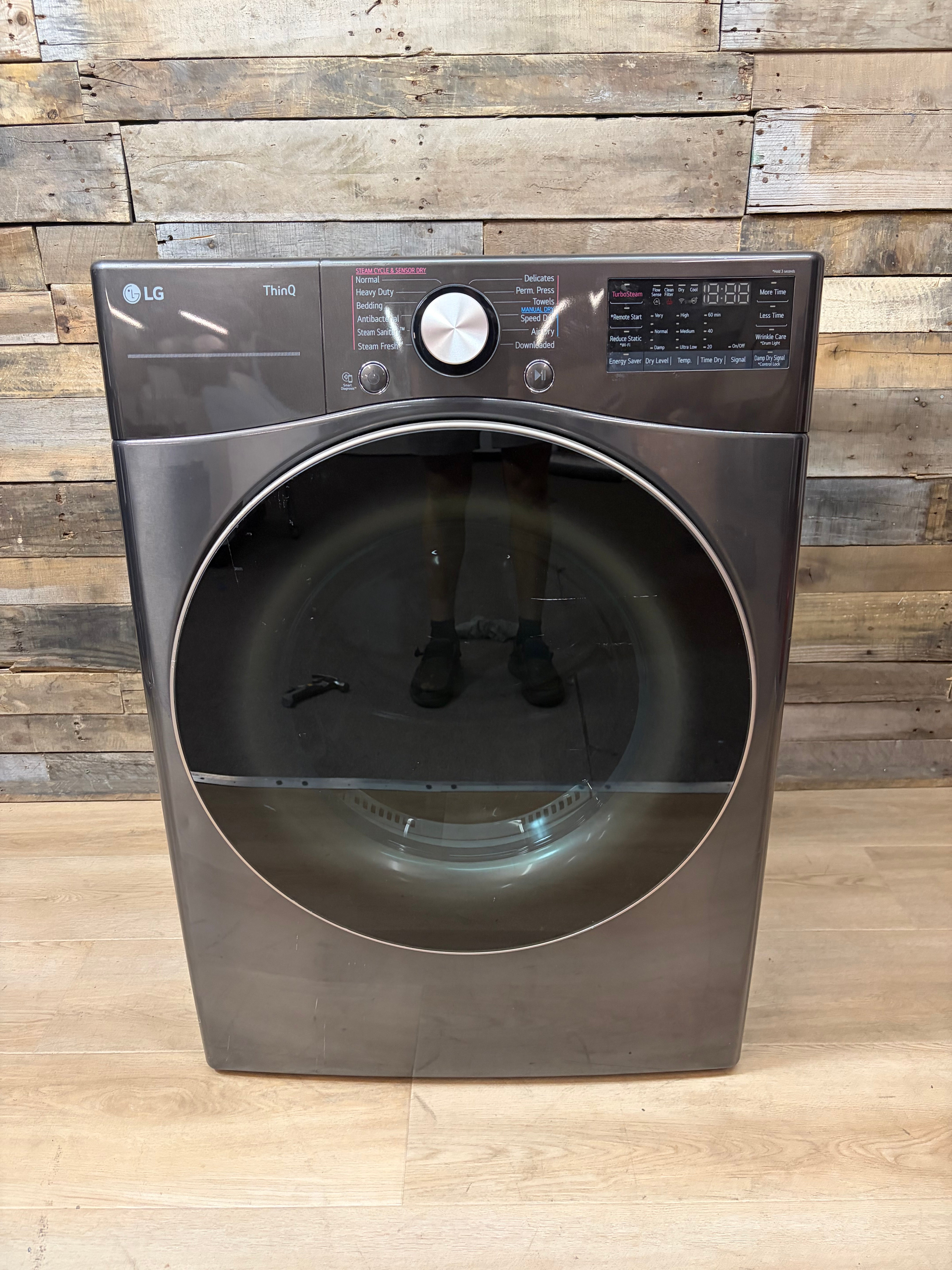 LG 7.4 Cu. Ft. Smart Wi-Fi Enabled Front Load Electric Dryer with TurboSteam™