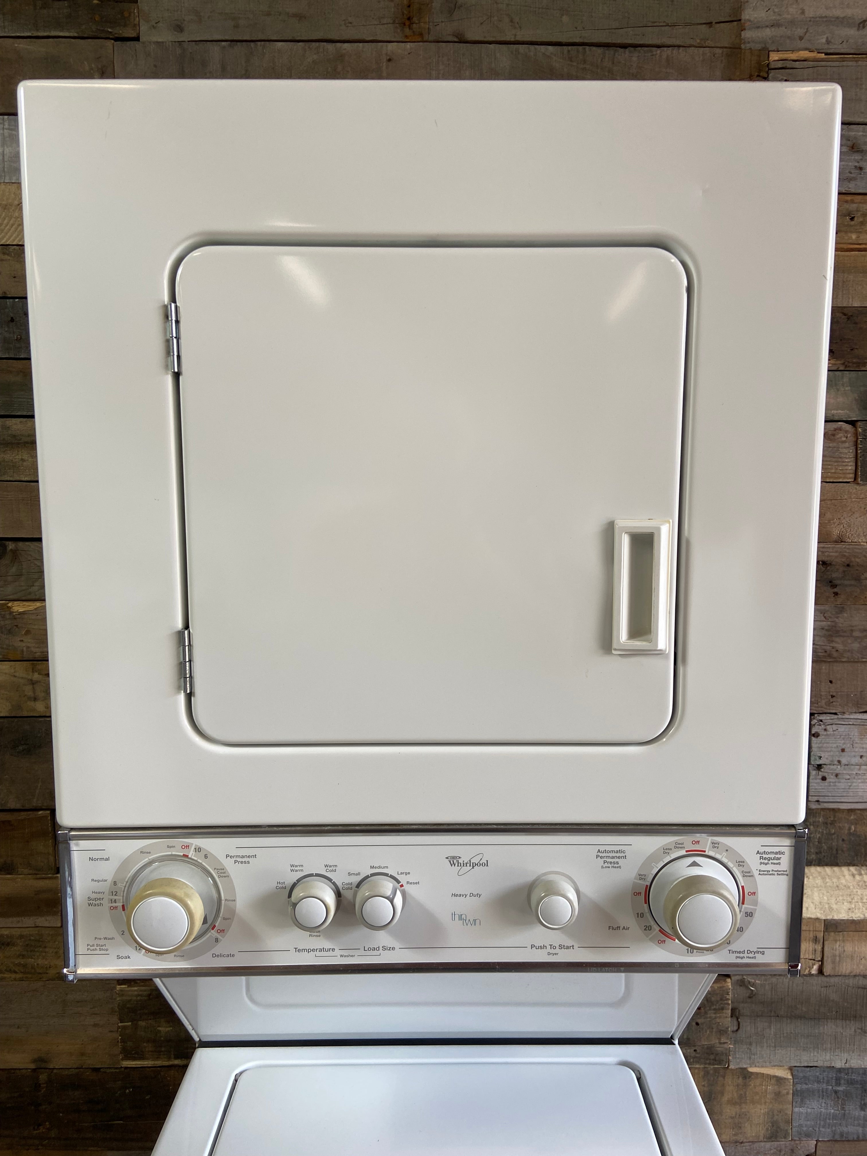 Whirlpool Thin Twin 24inch Stackable (240v)