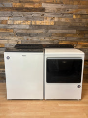 Whirlpool White Glass Top Set With Agitator