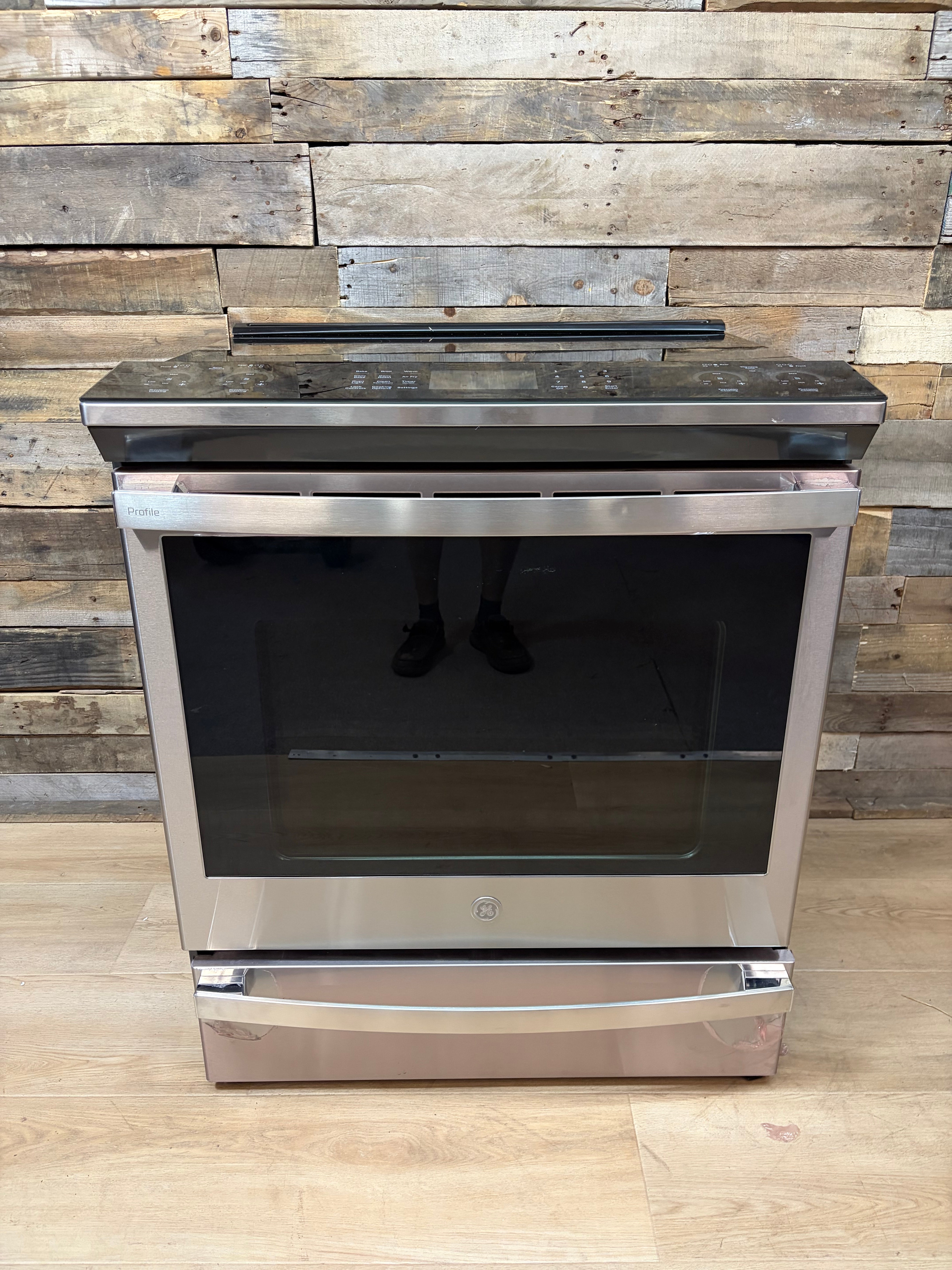 GE Profile™ 30" Fingerprint Resistant Stainless Steel Slide In Induction Range