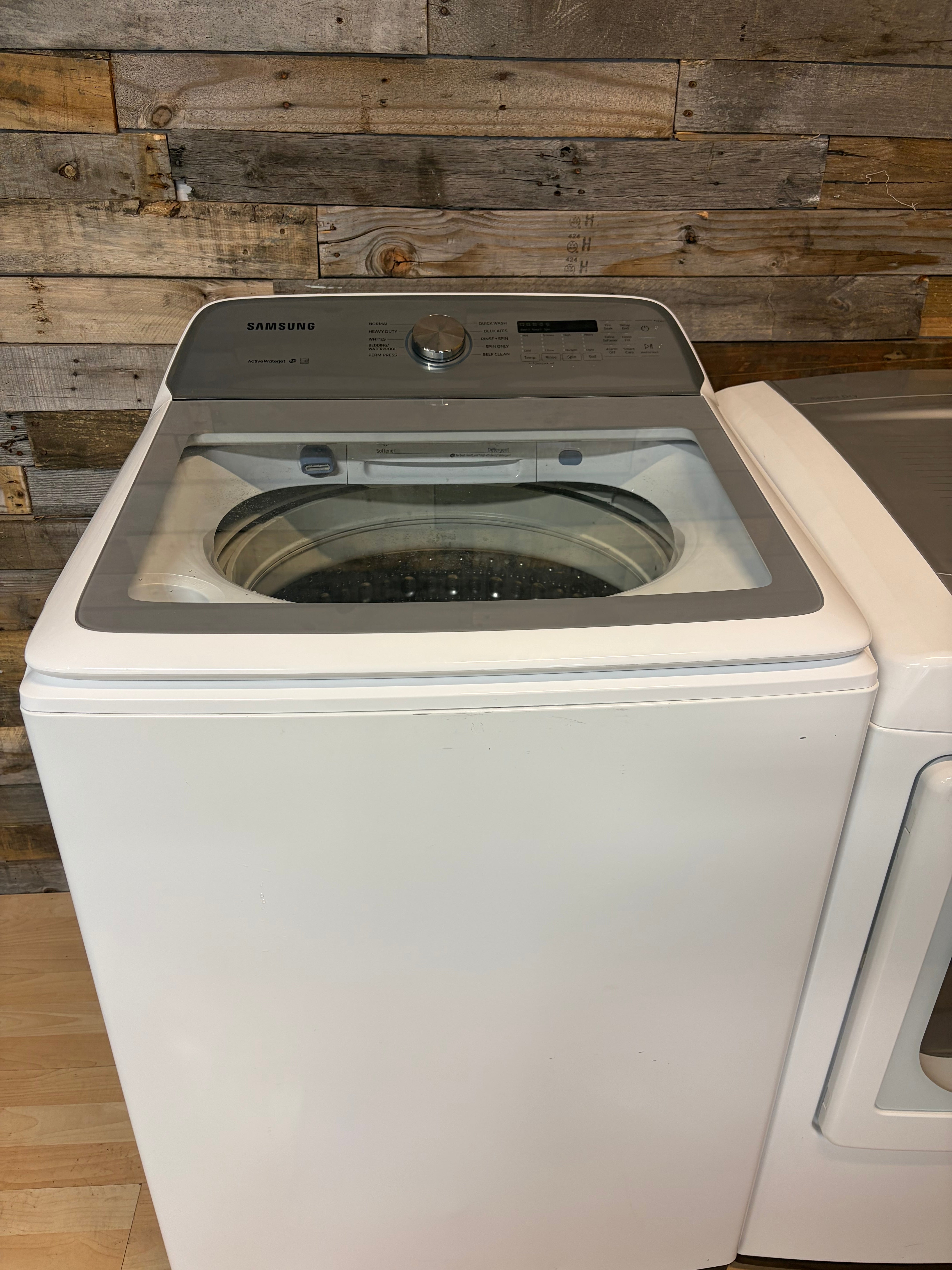 Samsung LG Grey Face Top Load Set