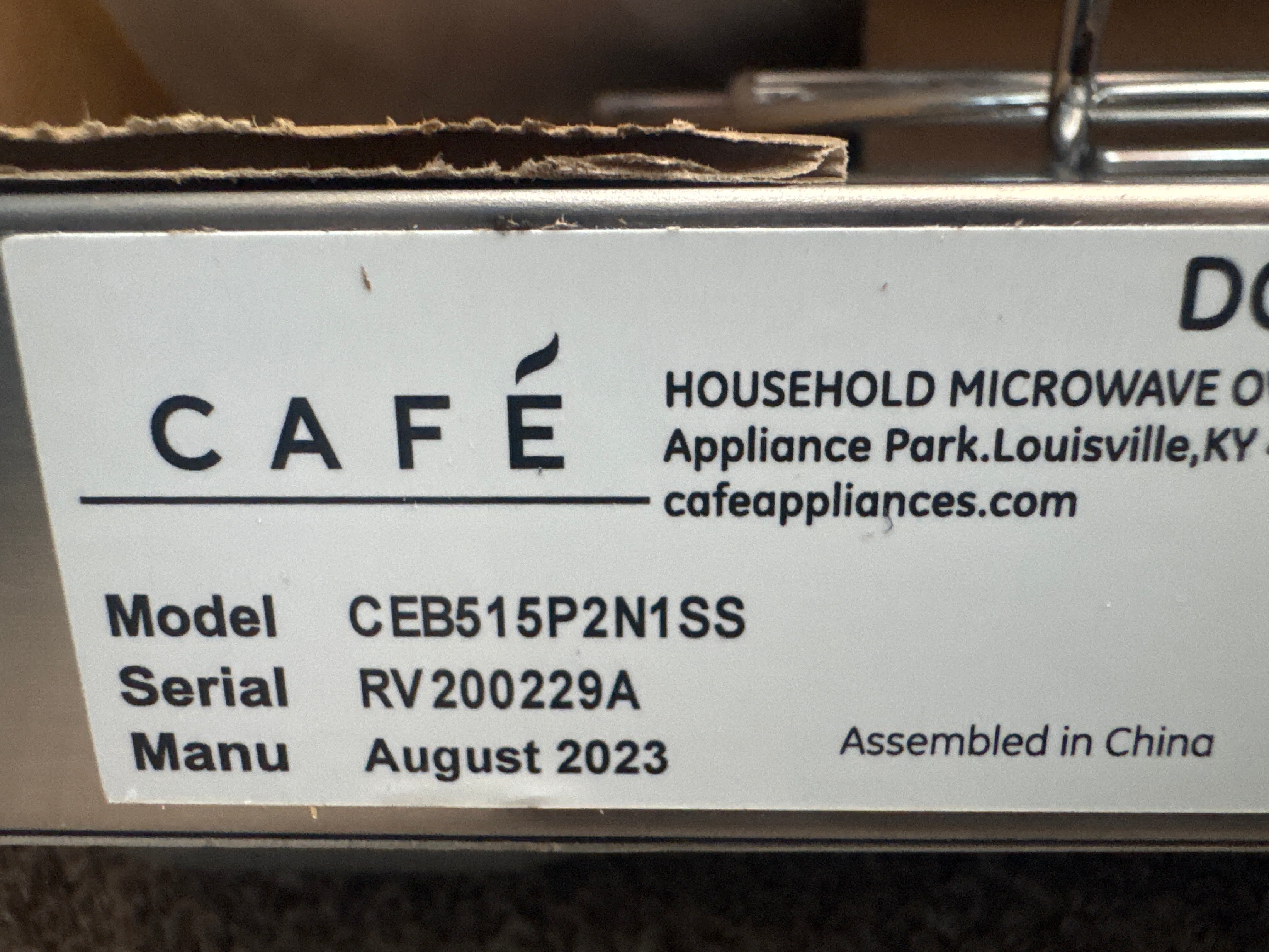 Stainless CAFÉ™ 1.5 Cu. Ft. Smart Countertop Convection/Microwave Oven