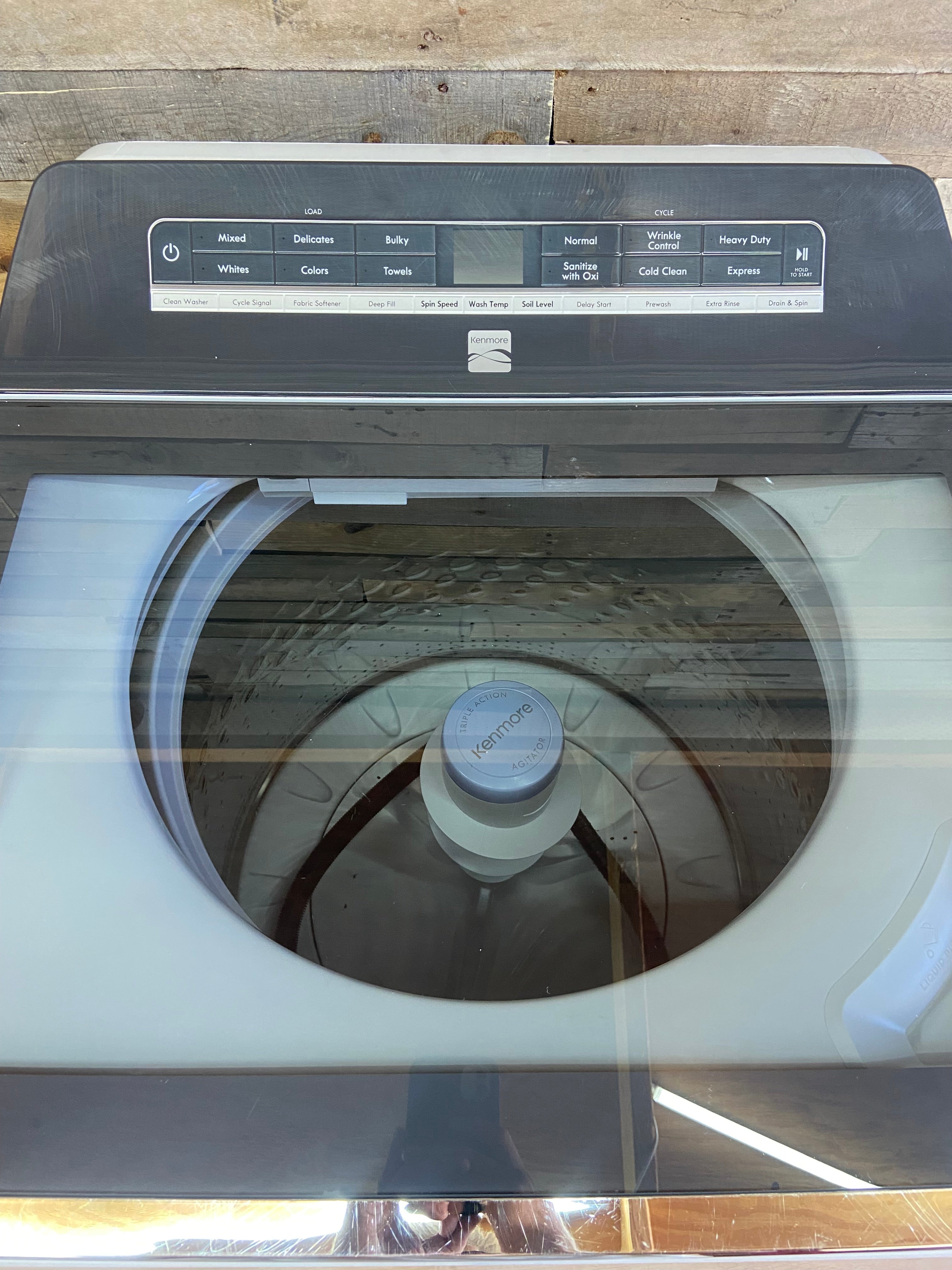 Kenmore Glass Lid Large Capacity Top Load Washer