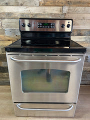 GE Stainless 4 Burner Glass Top Range