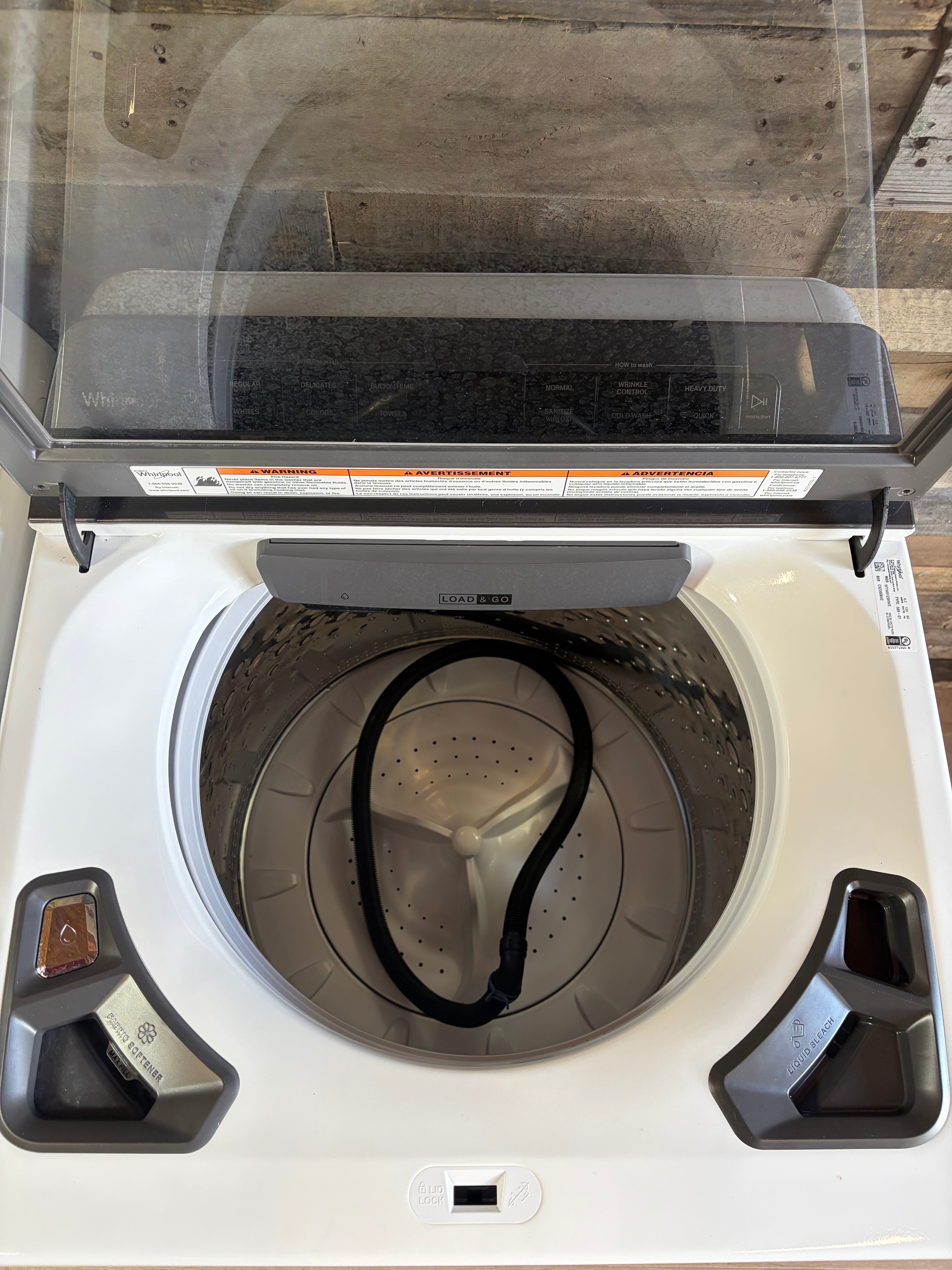 Whirlpool Glass Door Load N Go Top Load Set
