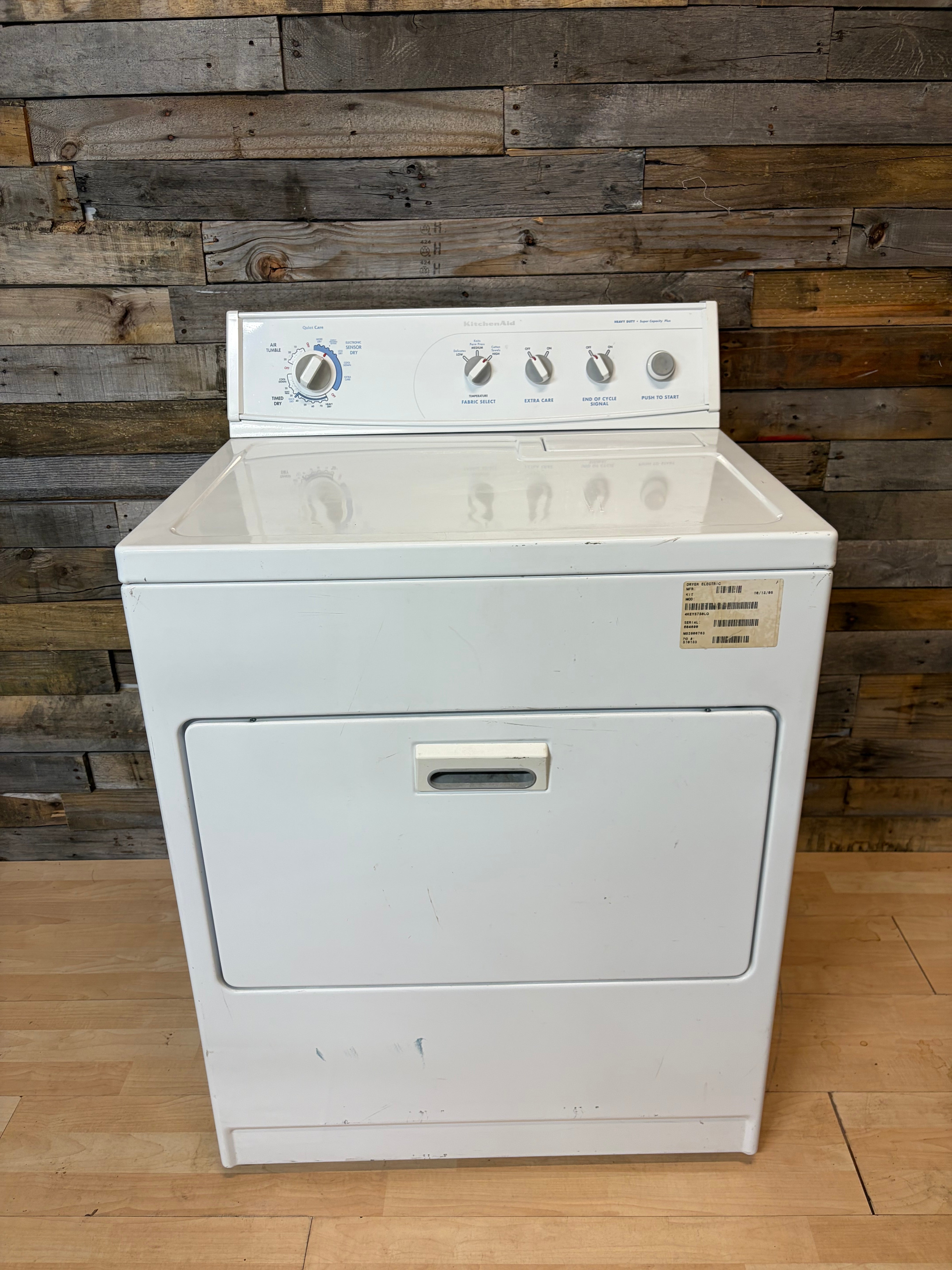 Kitchen Aid Quiet Care Dryer