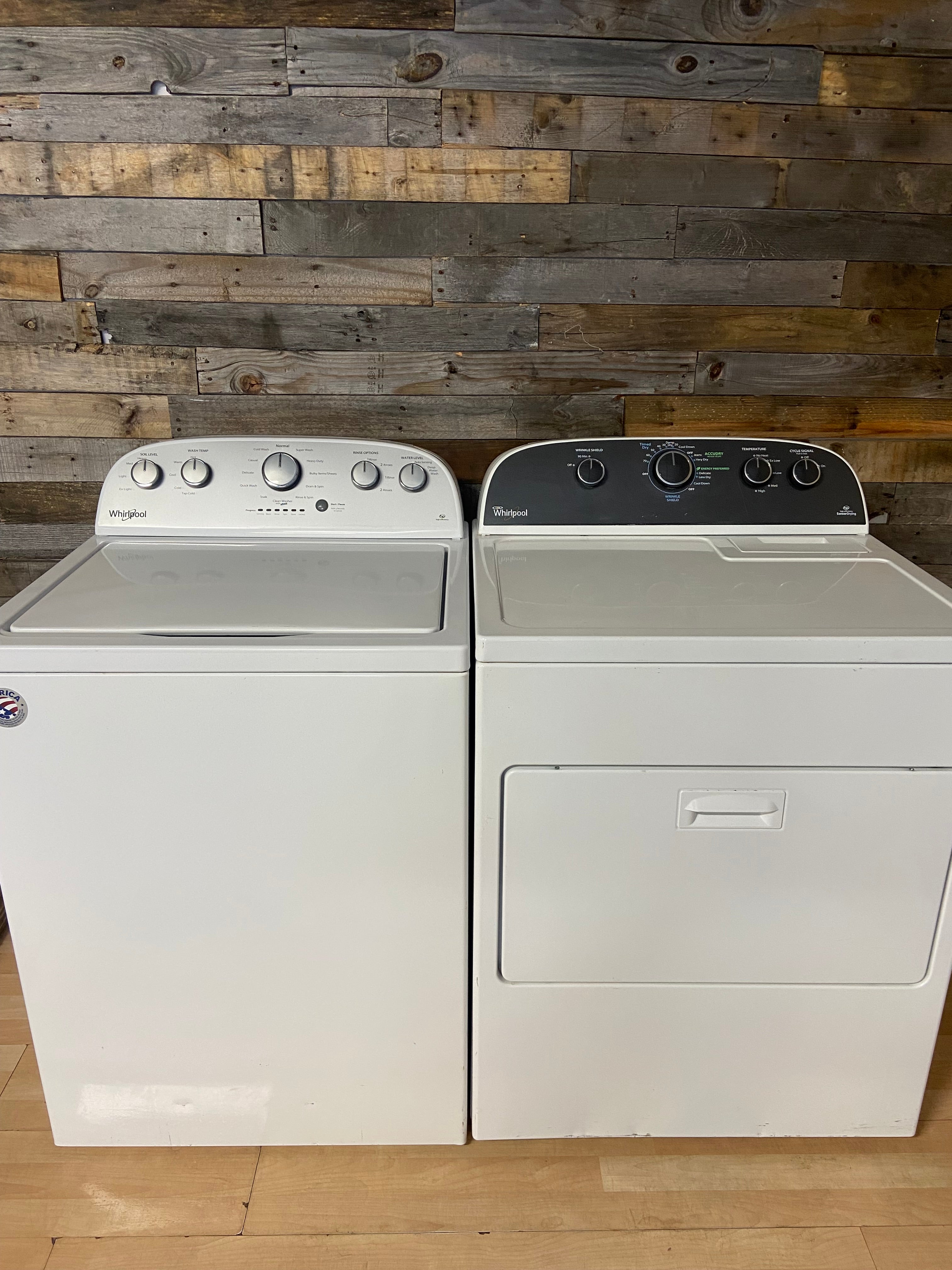 Whirlpool Top Load Set