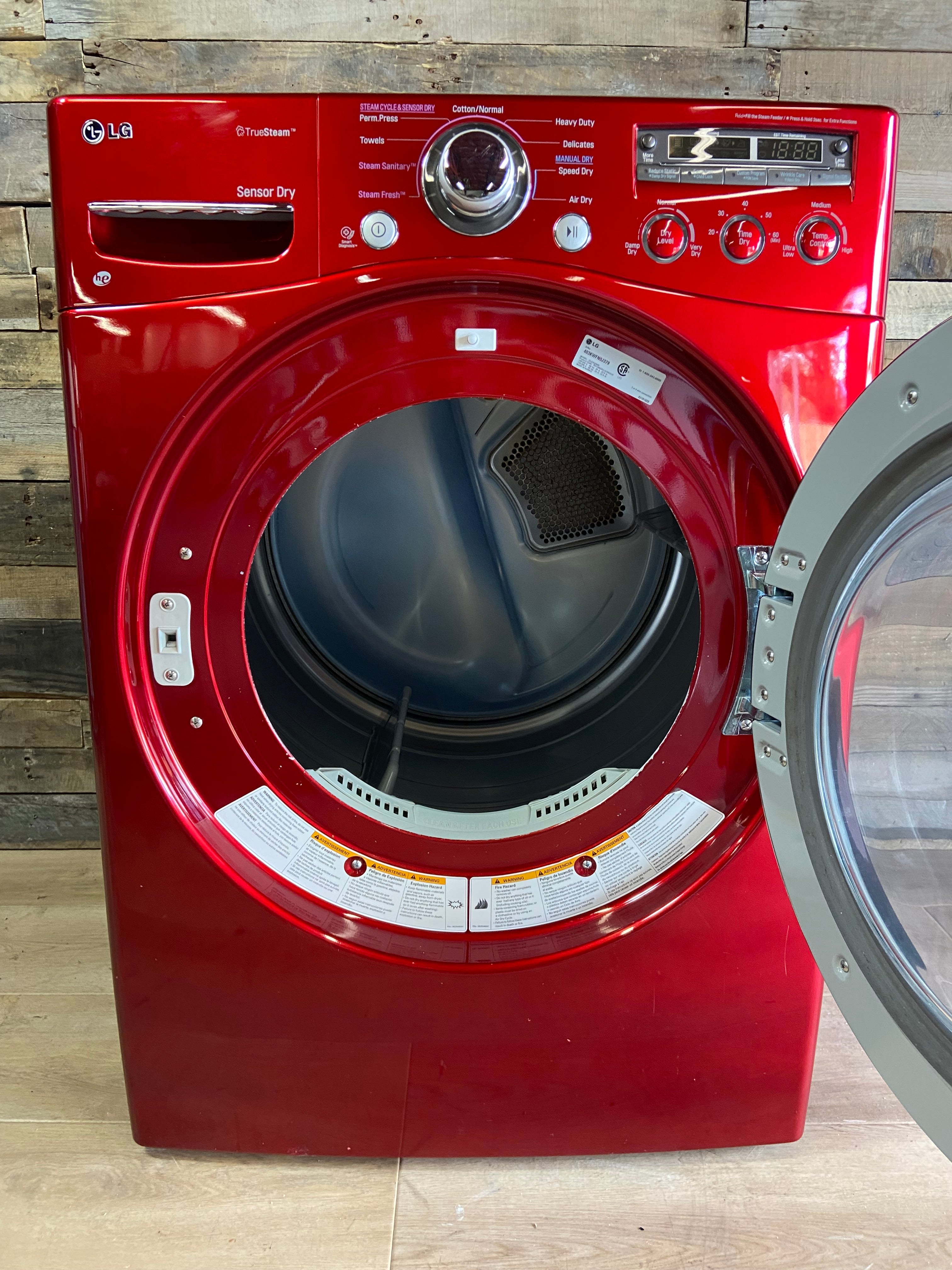 Lg Red Front Load Style Dryer