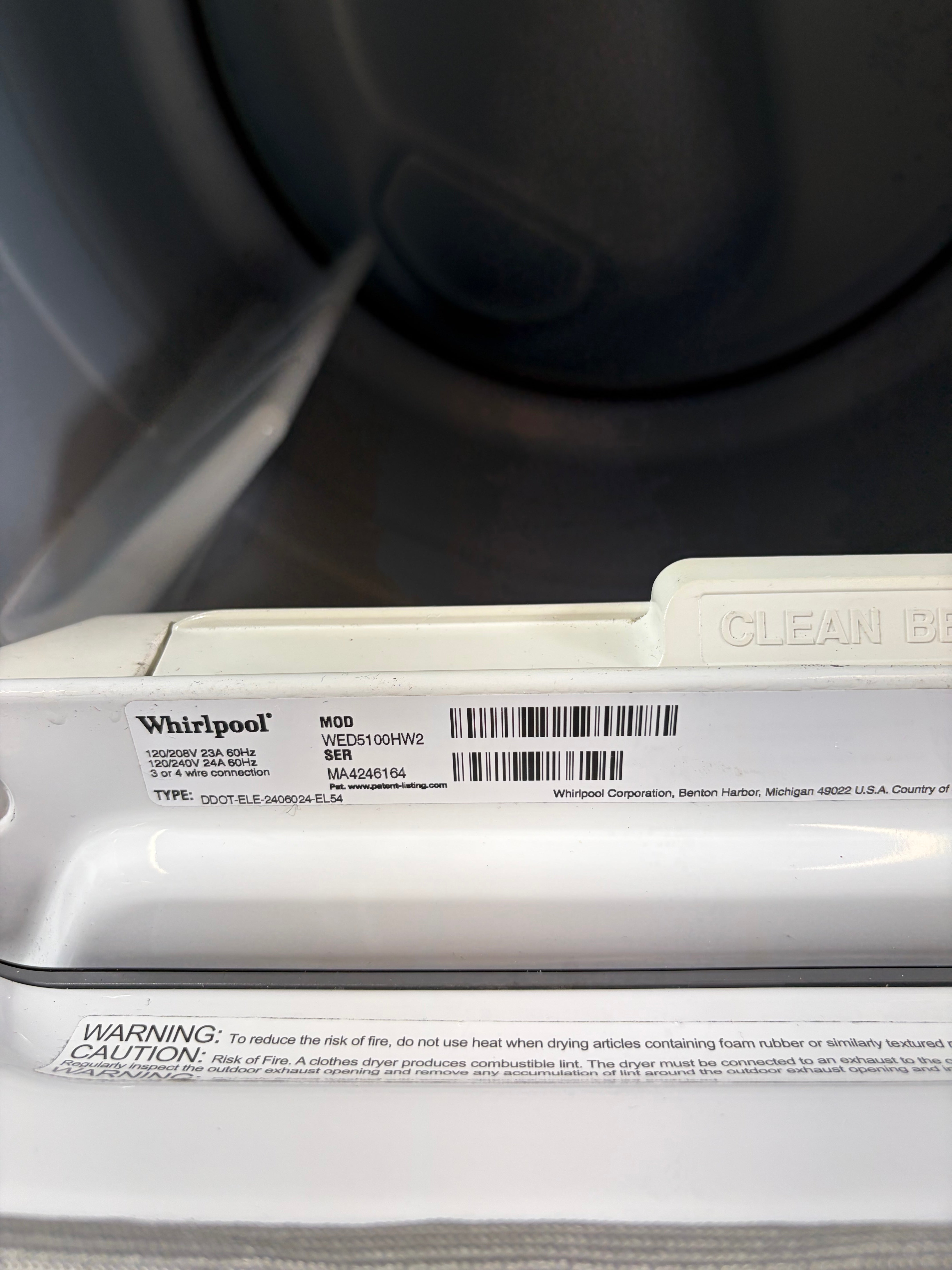Whirlpool Top Load Glass Lid Washer Dryer Set (Load and Go Dispenser)
