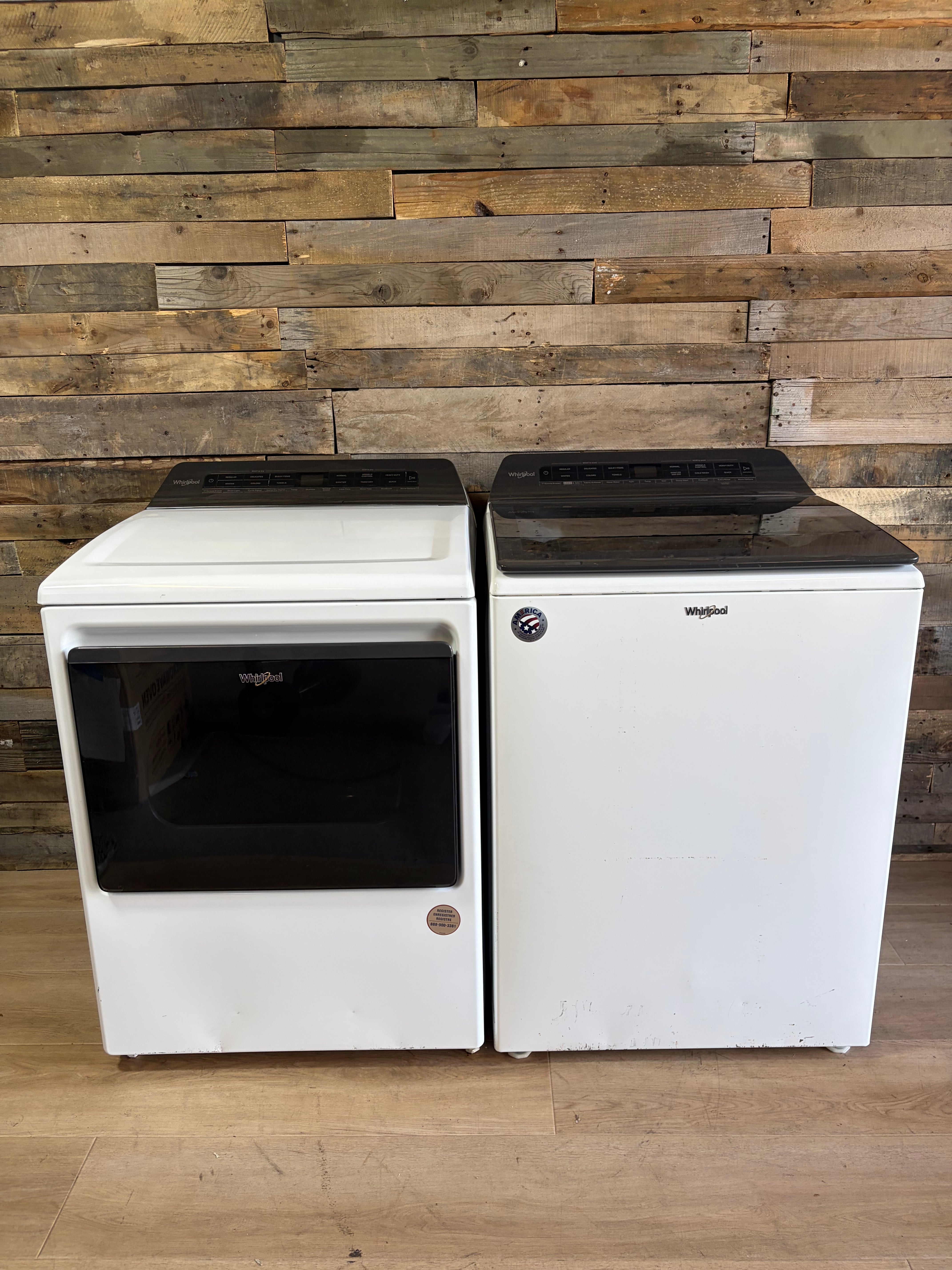 Whirlpool Glass Door Load N Go Top Load Set