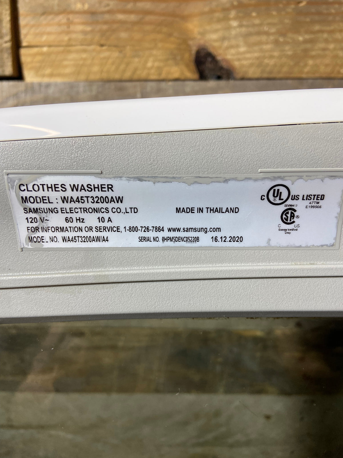 Samsung Top Load Large Capacity Top Load Washer