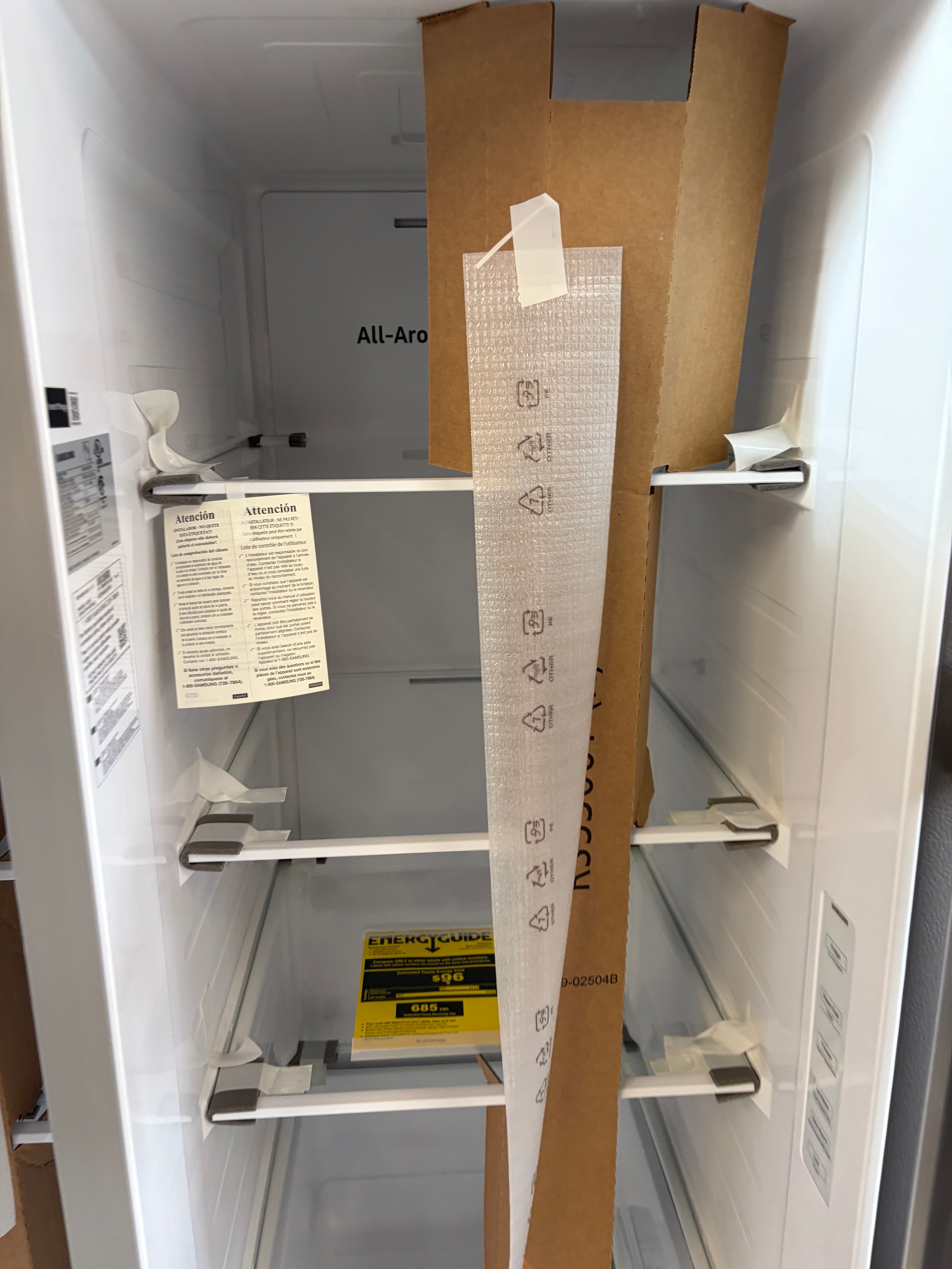 Samsung 36" 28 Cu. Ft. Fingerprint Resistant Stainless Steel Side-by-Side Refrigerator