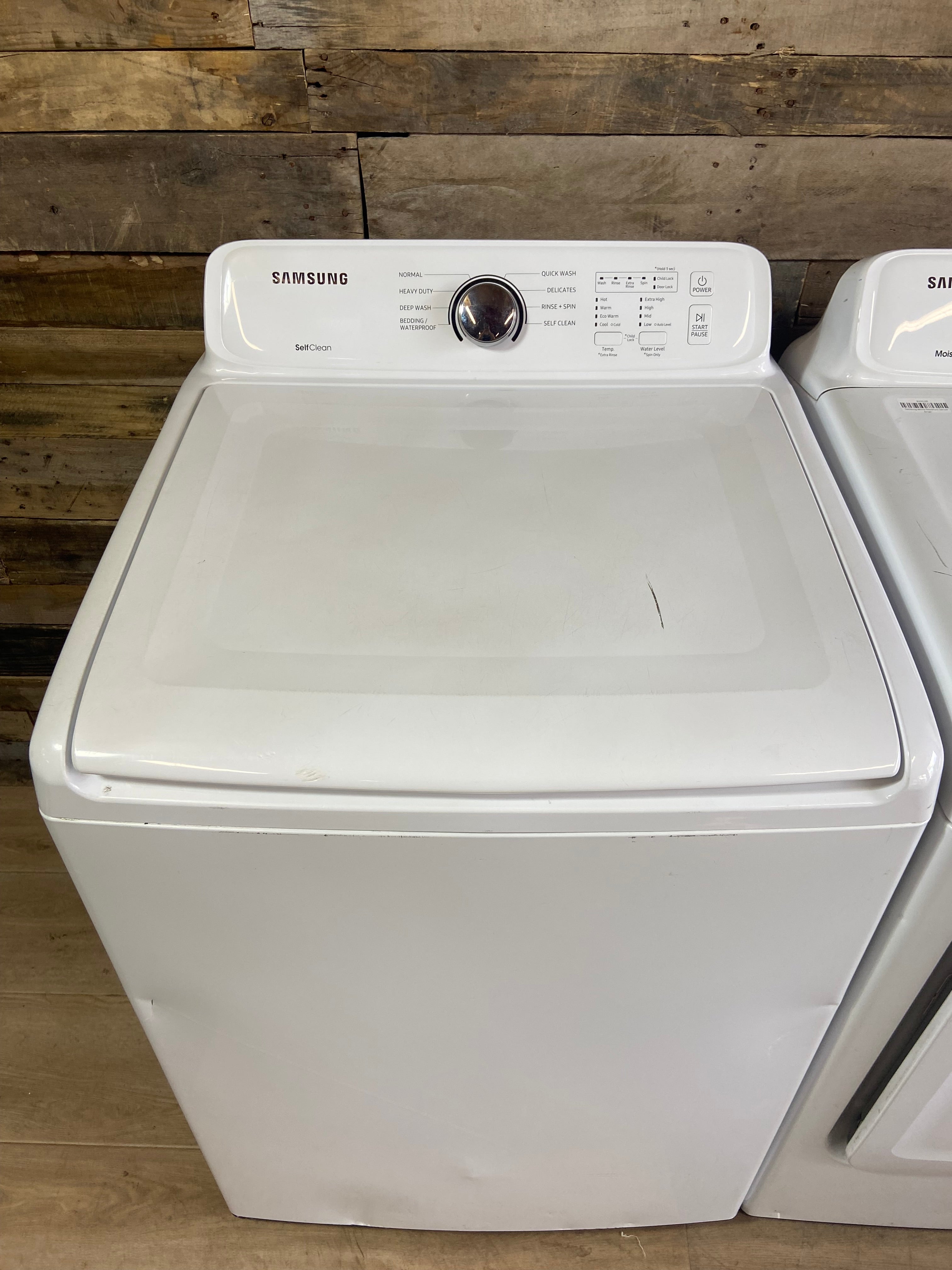 Samsung Large Capcity Top Load Washer & Dryer Set
