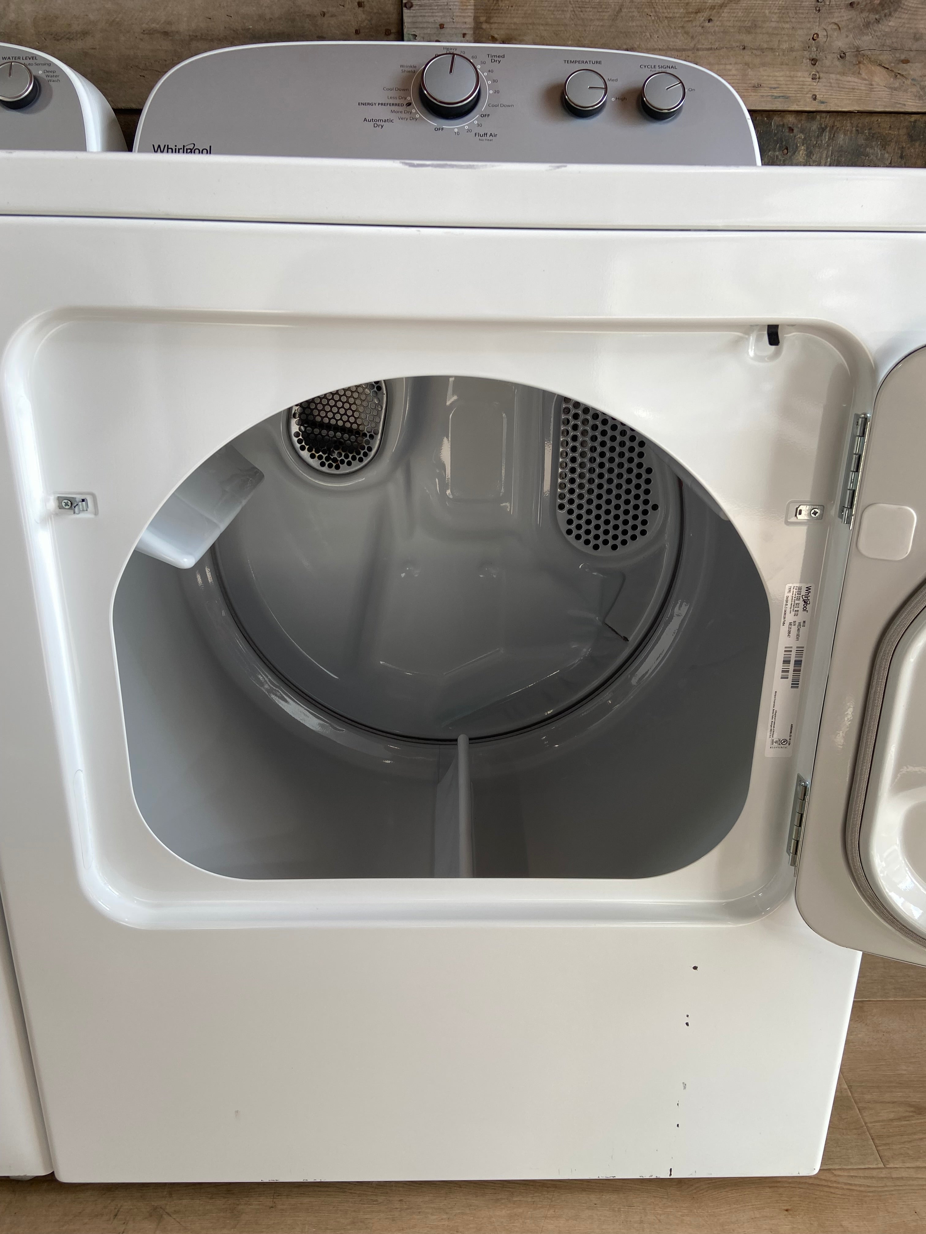Whirlpool 2/1 Removable Agitator Washer Dryer Set