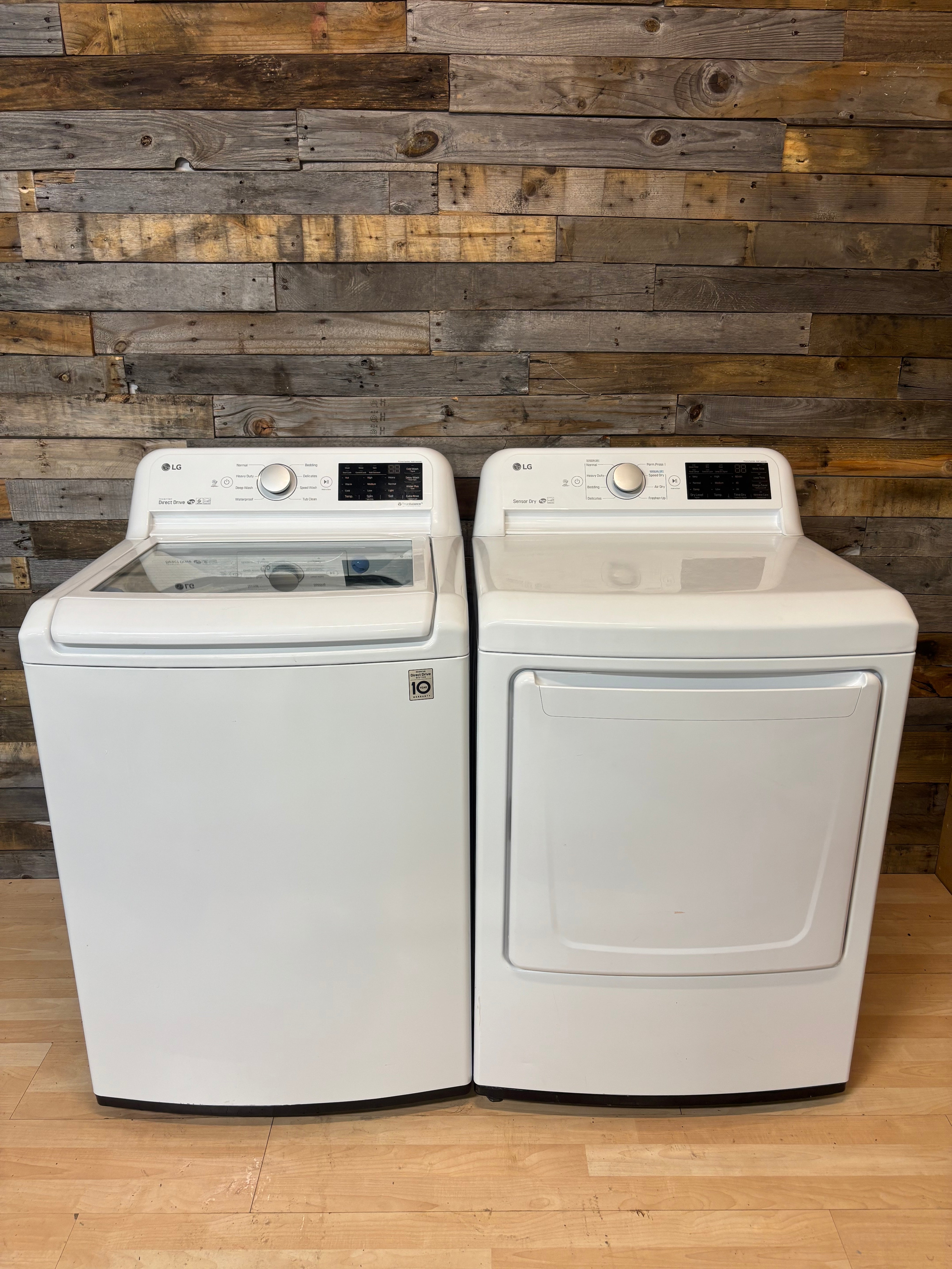 LG Direct Drive Top Load Set