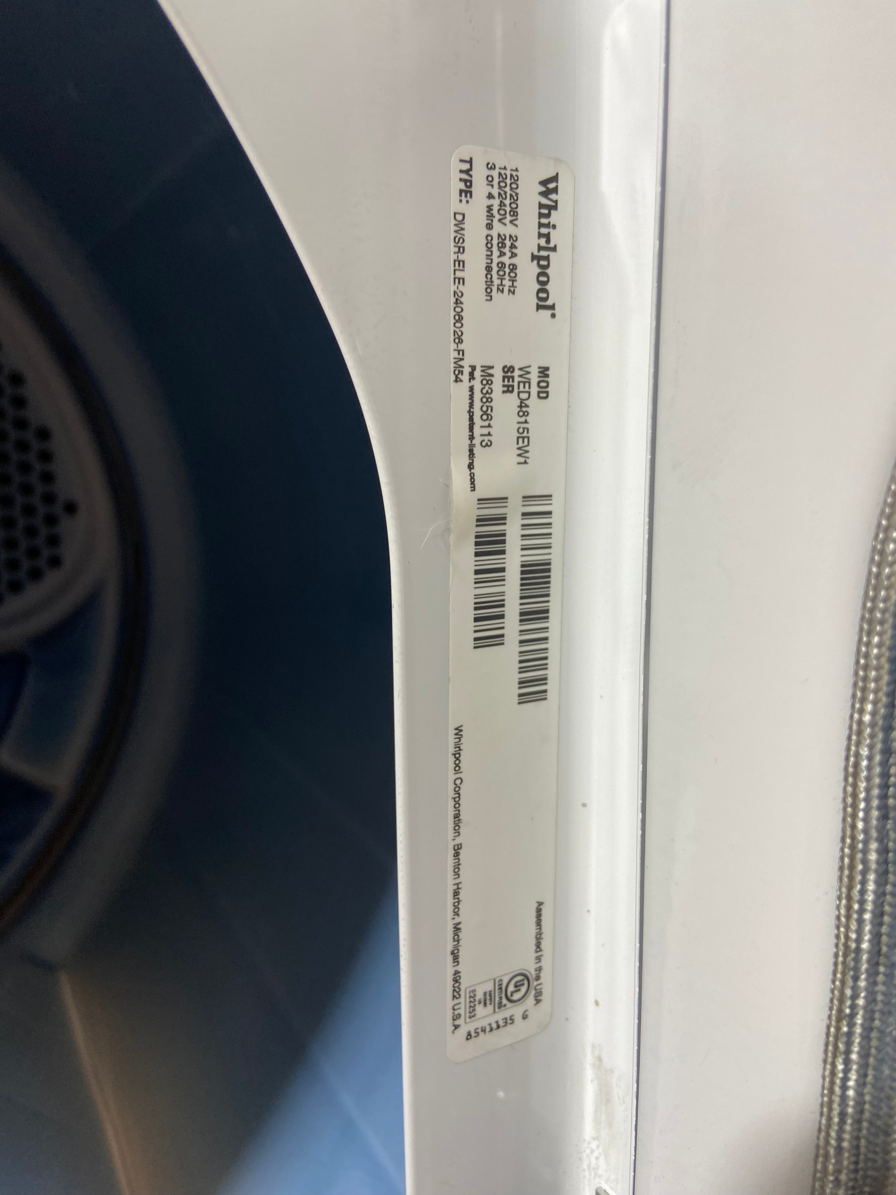 Whirlpool Top Load Grey Face Washer & Dryer Set