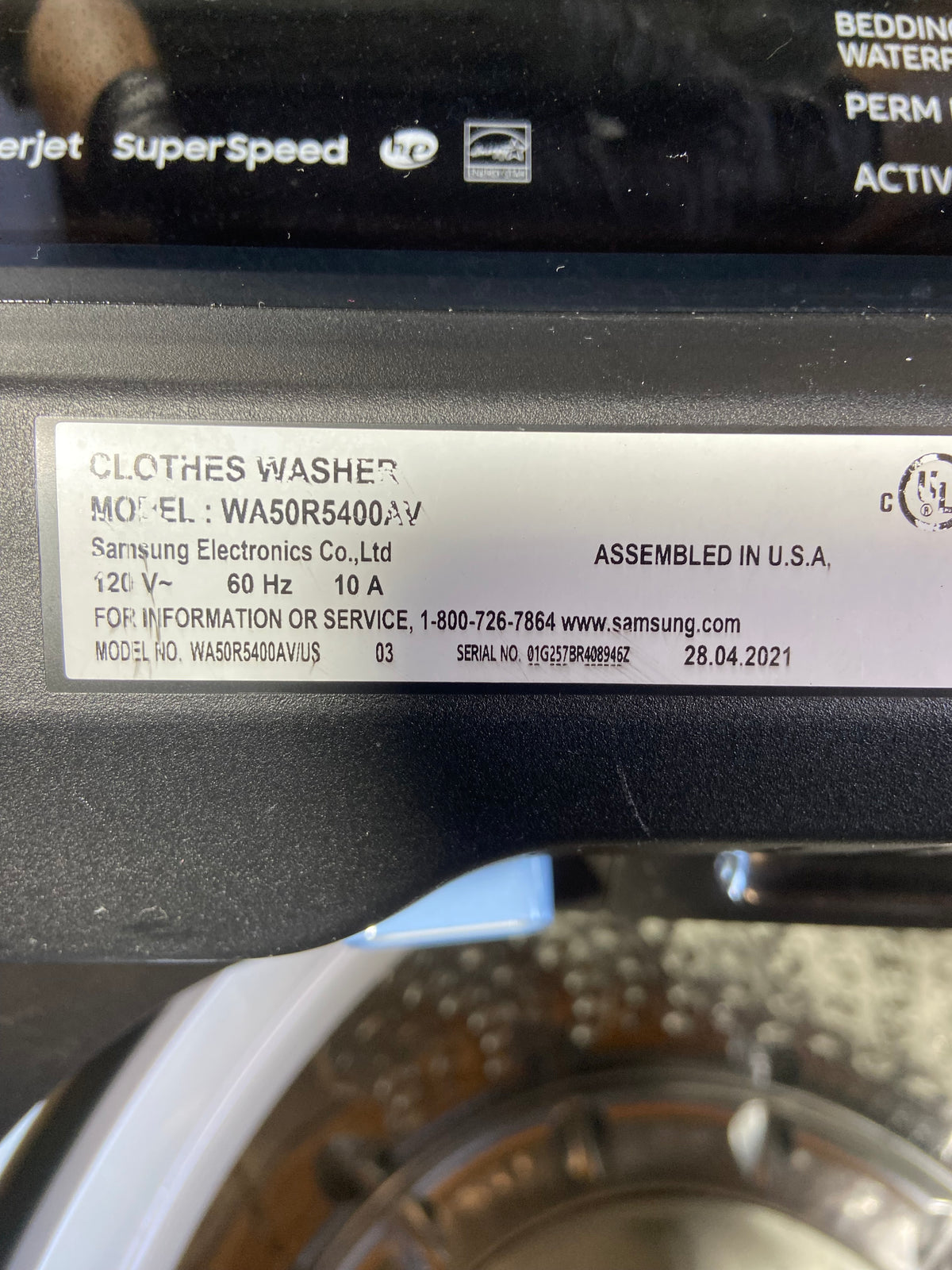 Samsung Black Stainless Large Capacity Washer & Dryer Set