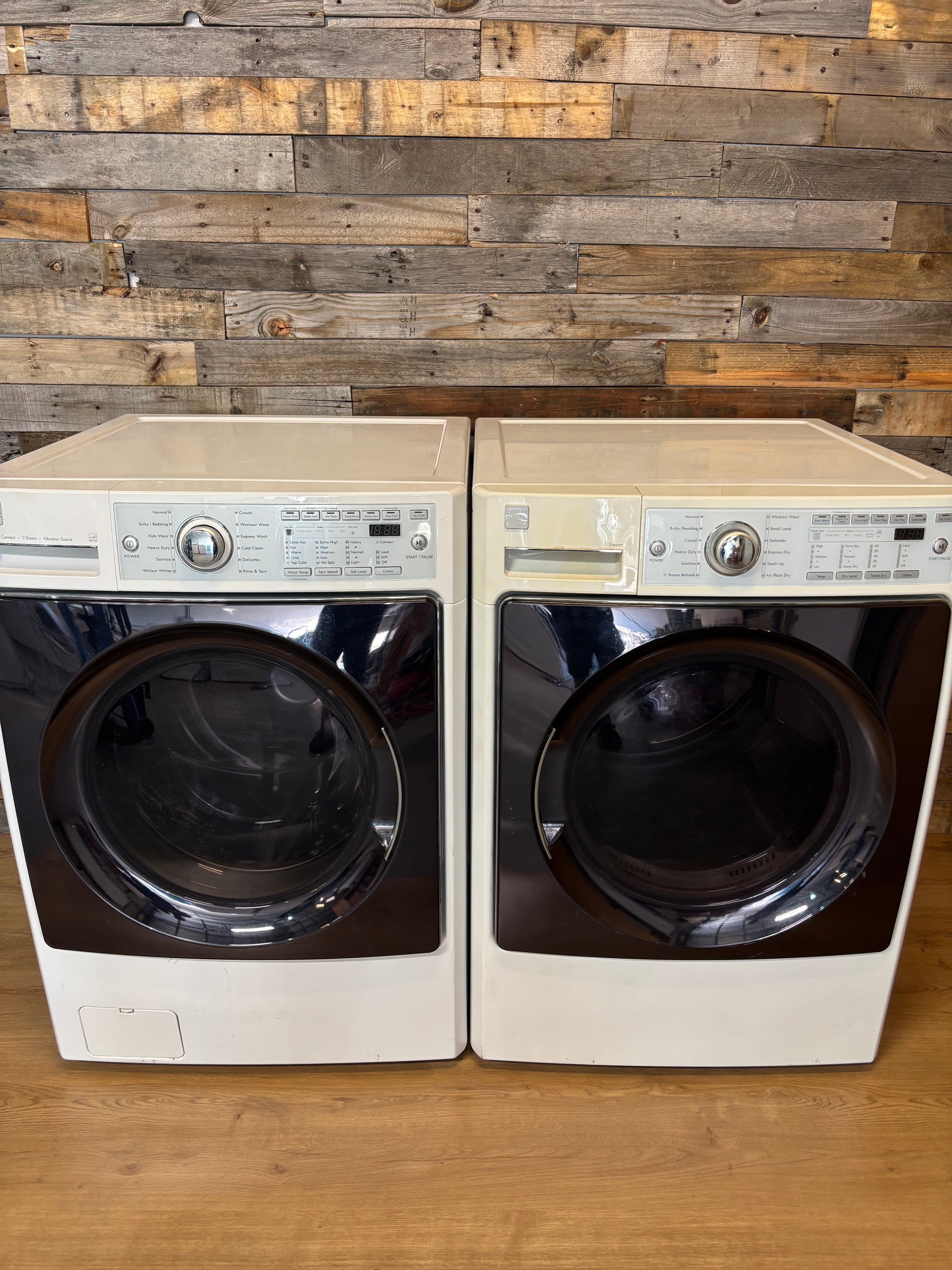 Kenmore Elite White Front load Set