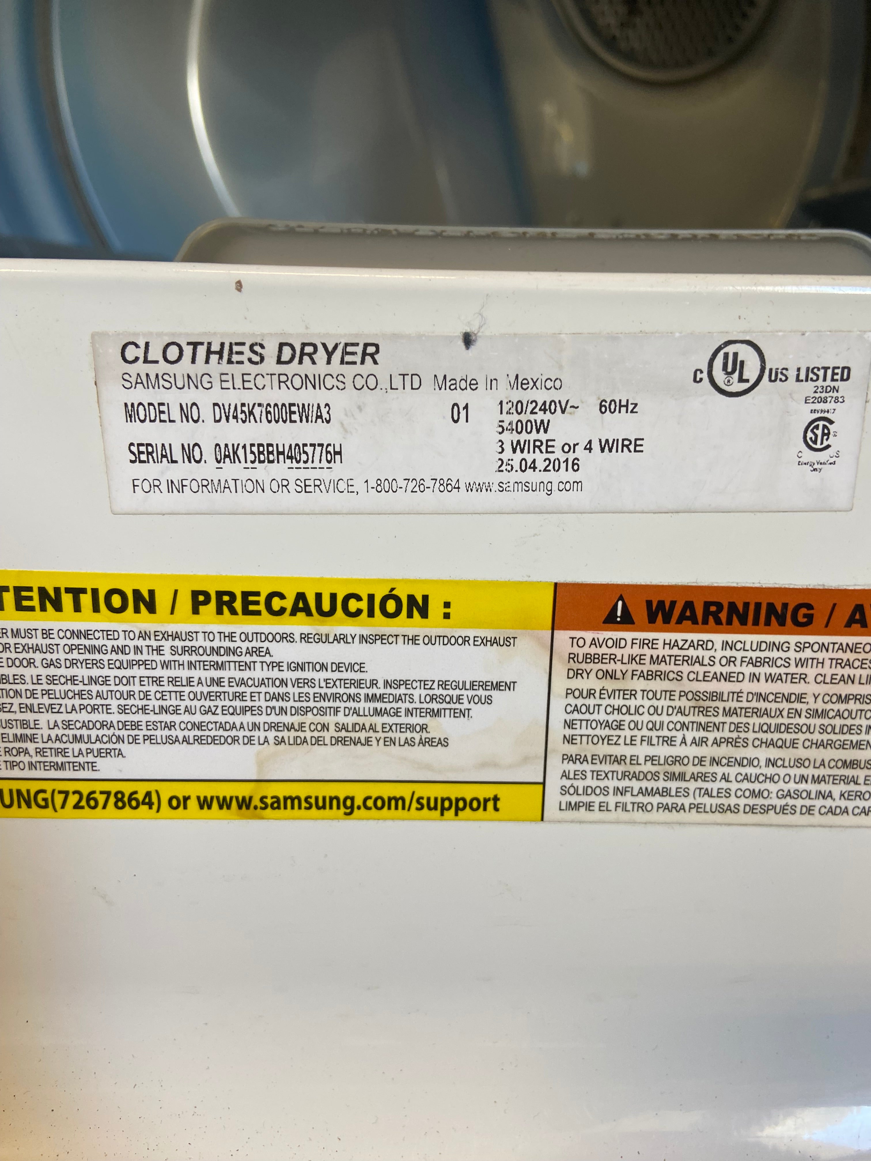 Samsung ActiveWash White Top Load Set