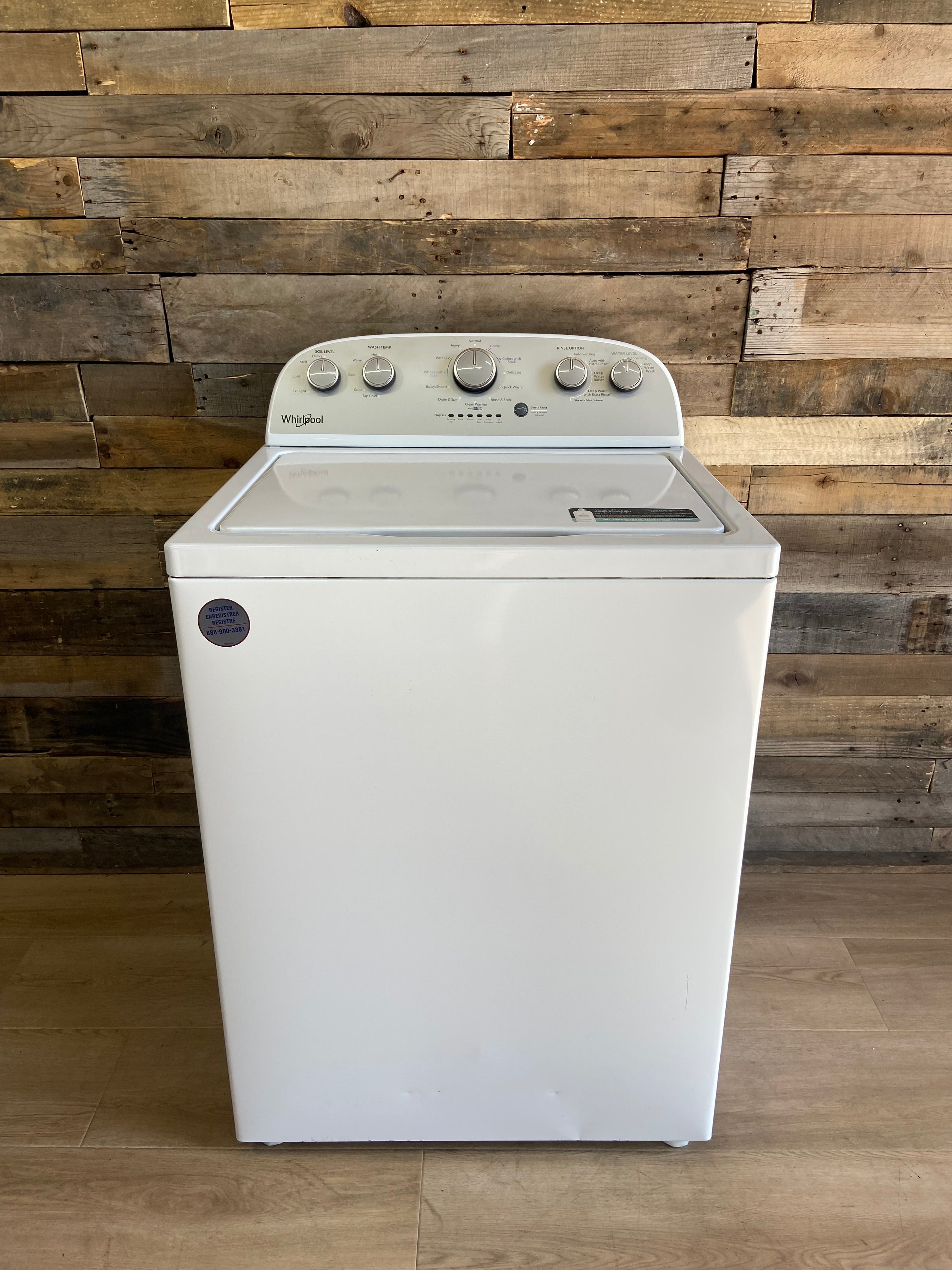 Whirlpool Stainless Steel Drum Top Load Washer