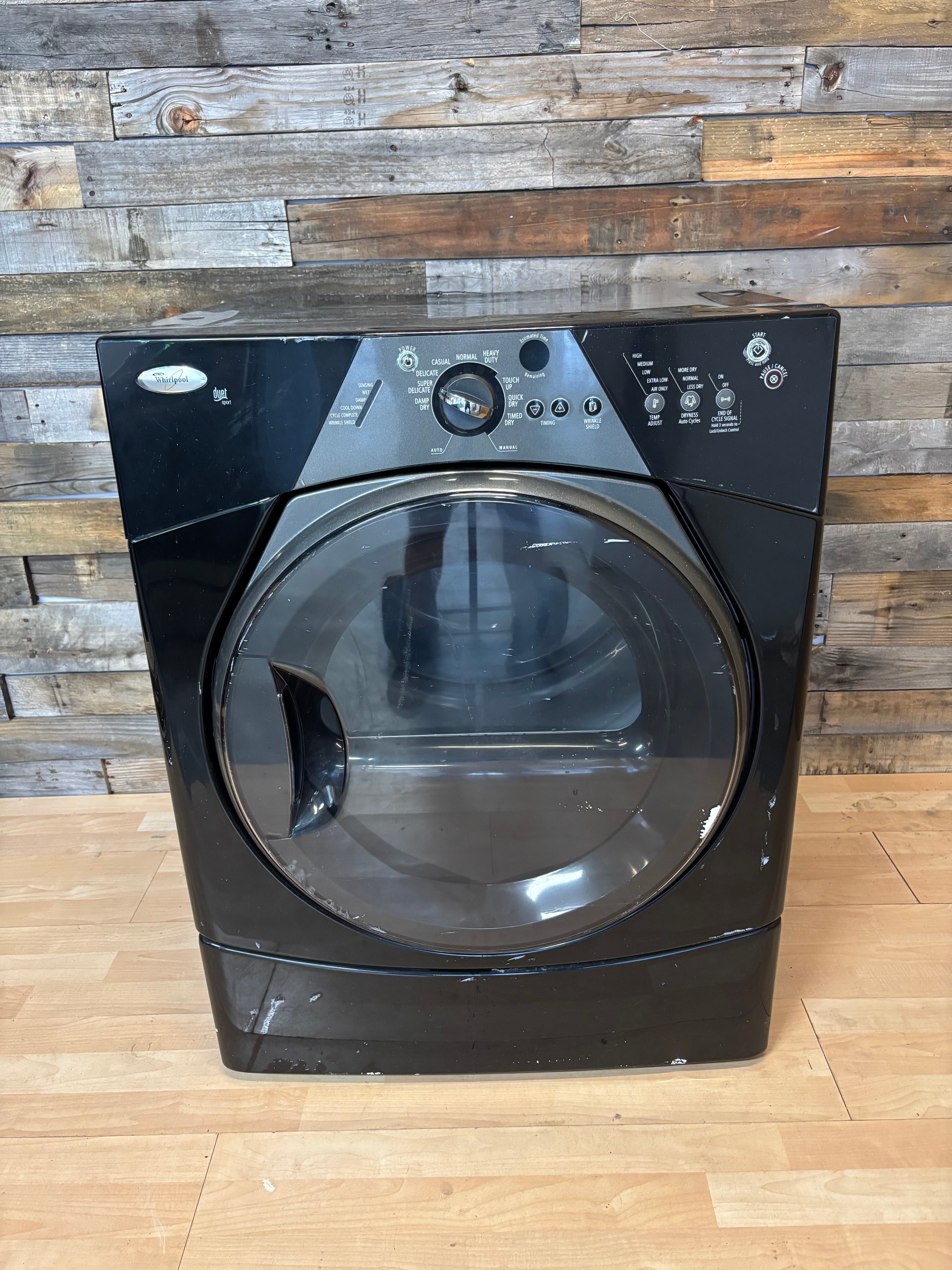 Black Whirlpool Duet Dryer
