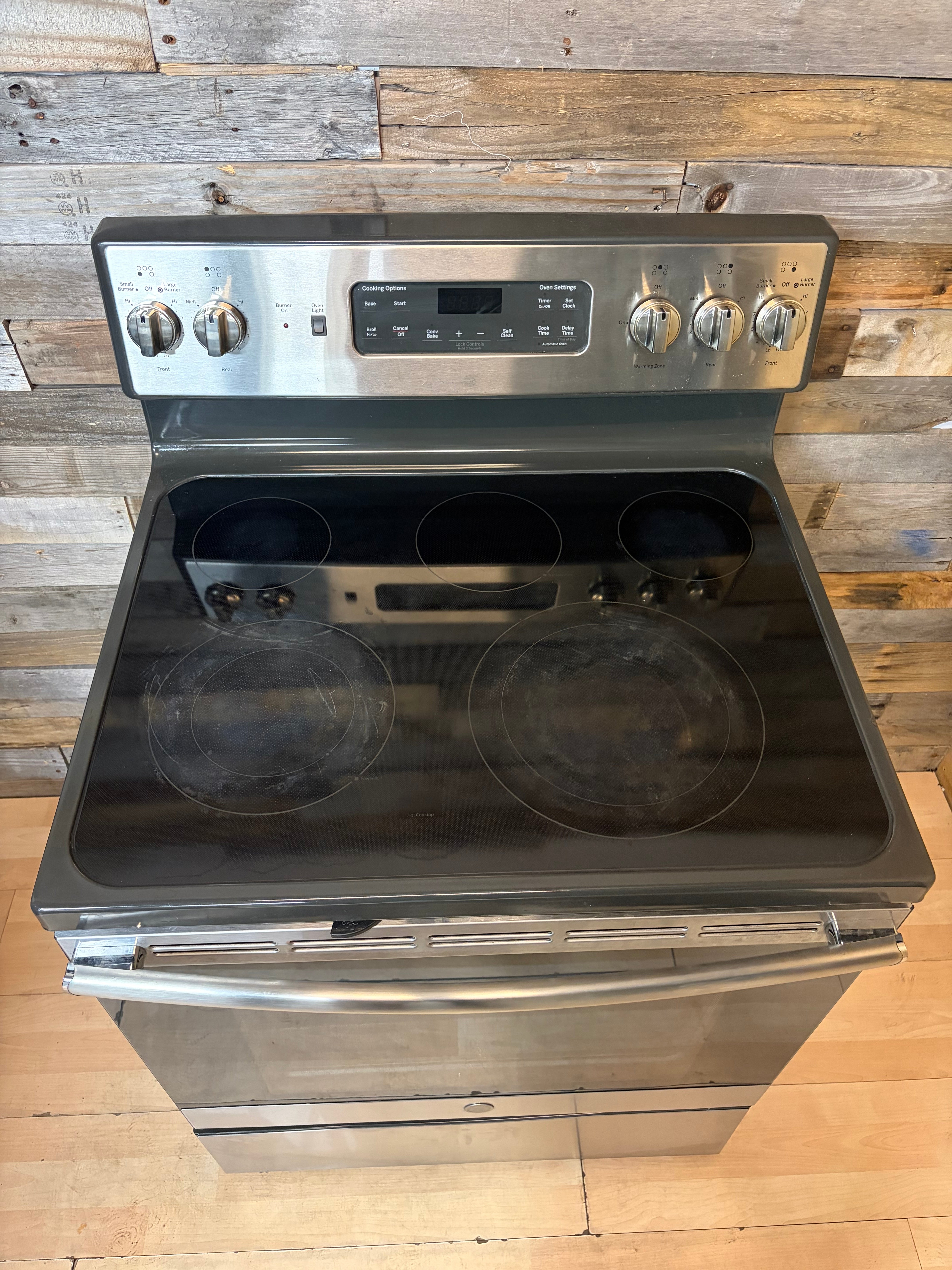 GE Stainless 5 Burner Glass Top Range