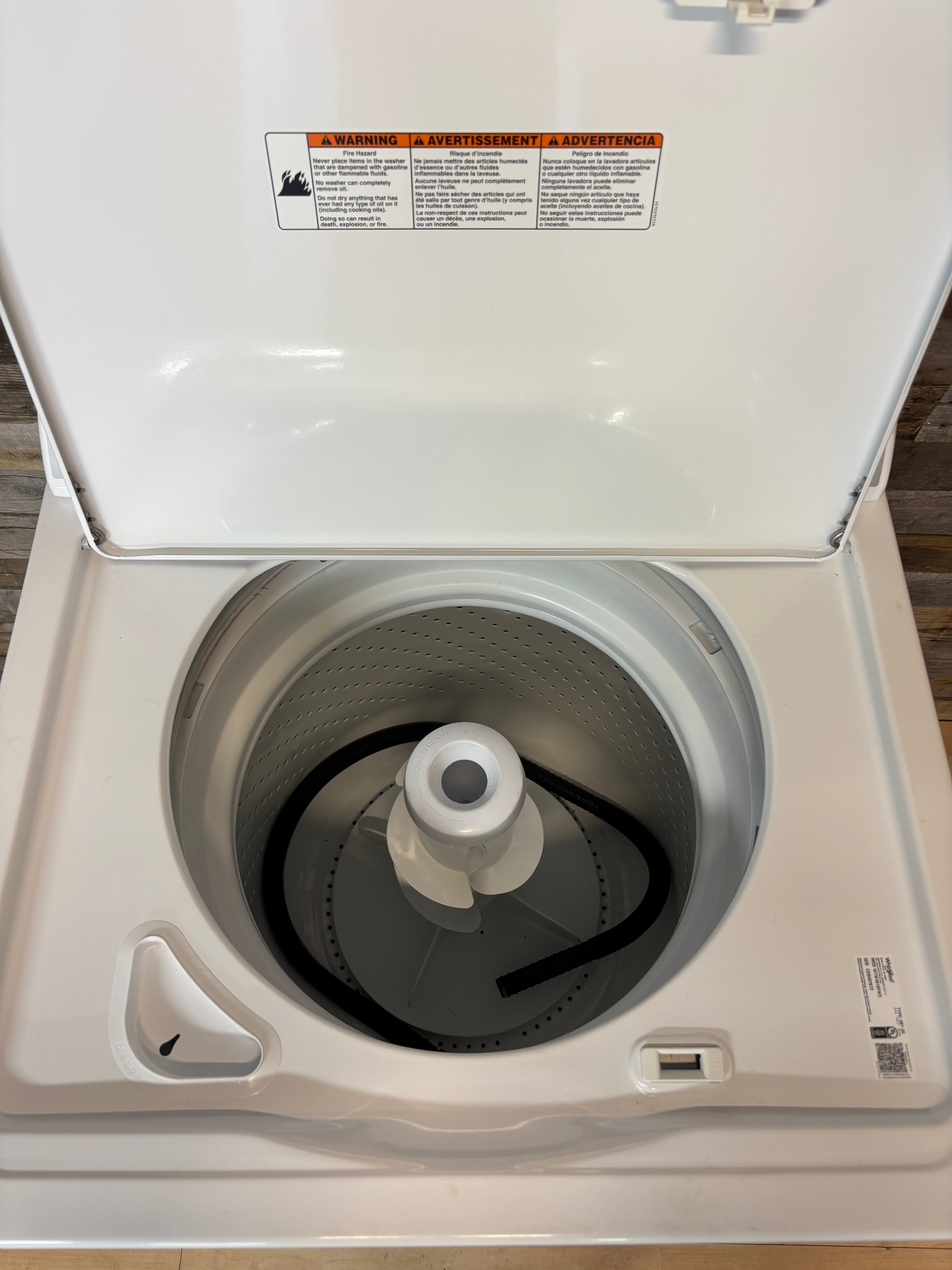 Whirlpool Grey Face Top Load Washer