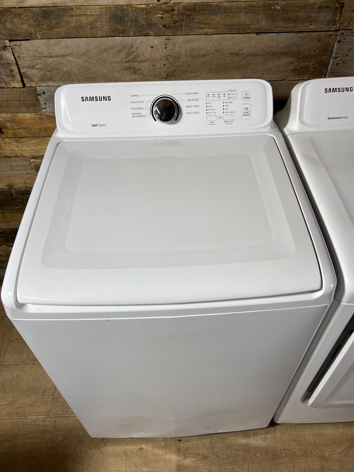 Samsung Large Capacity Top Load Washer & Dryer Set