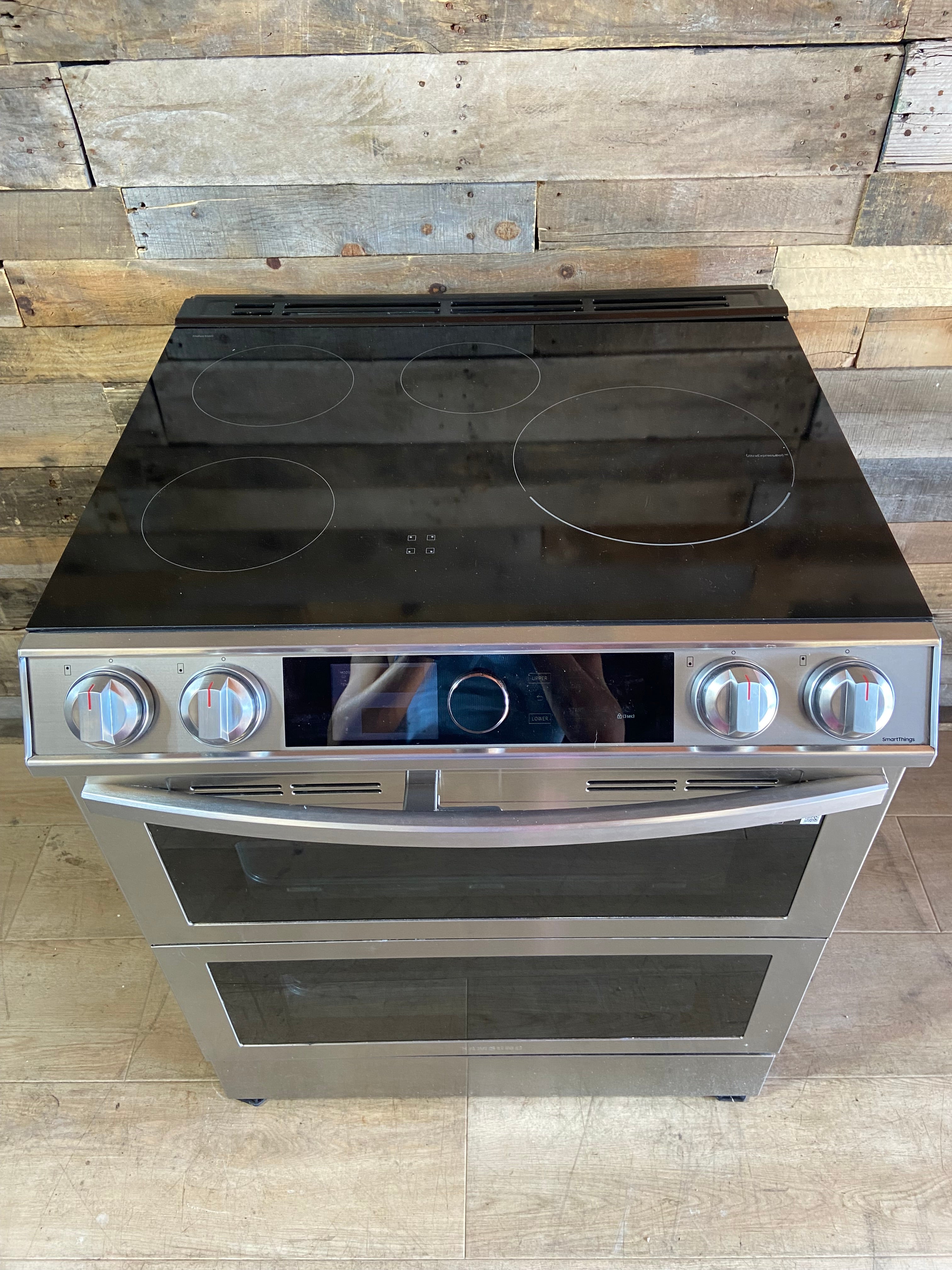 6.3 cu ft. Smart Slide-in Electric Range with Smart Dial, Air Fry, & Flex Duo™ in Stainless Steel