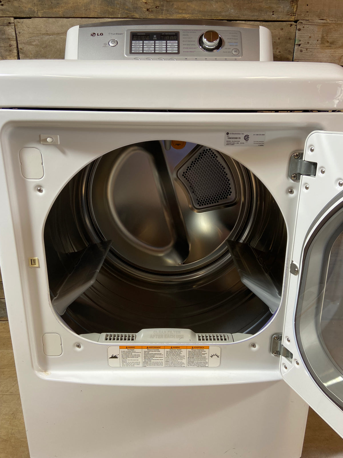LG Large Capacity Steam Dryer