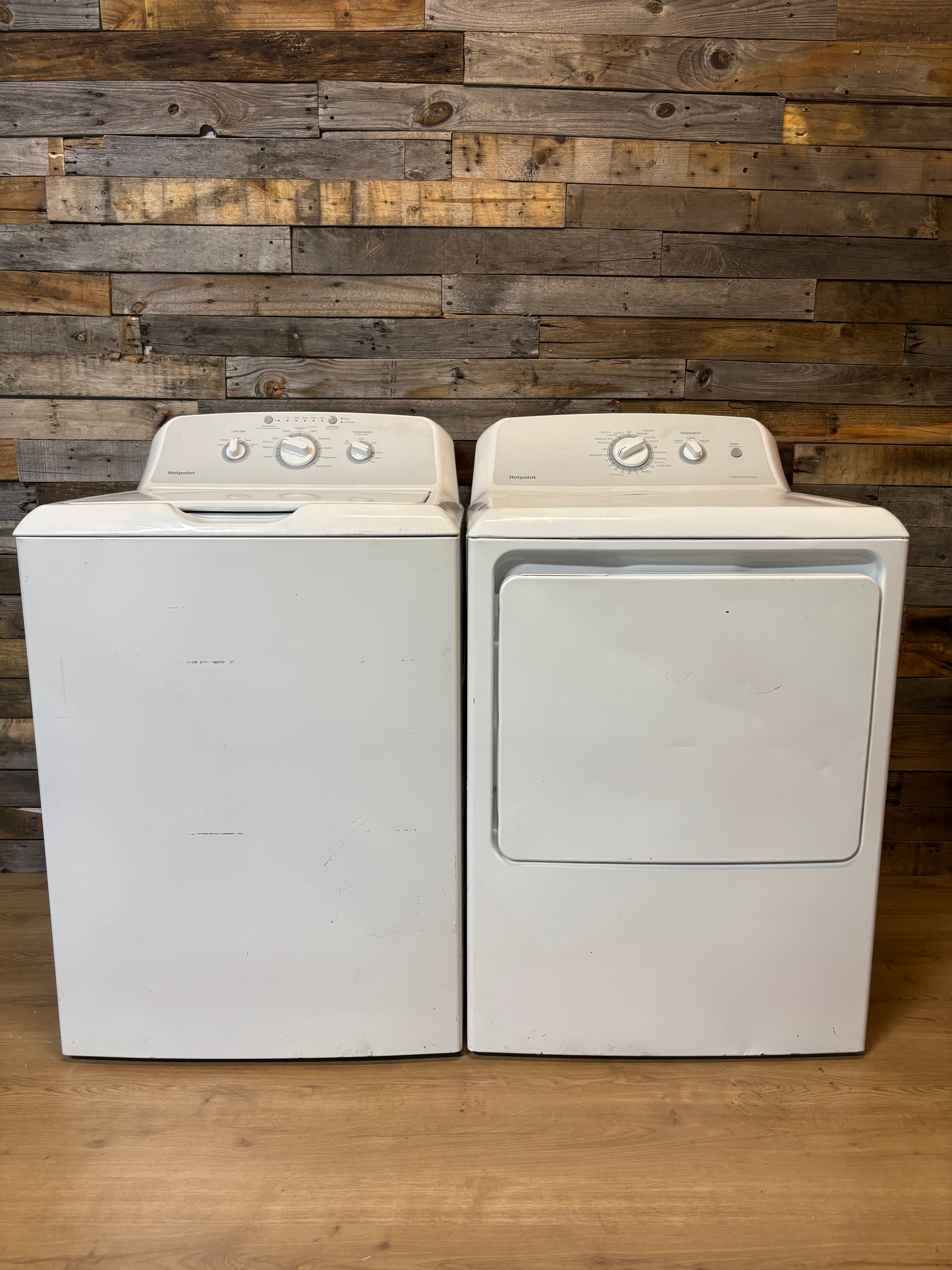 Hotpoint White Top Load Set