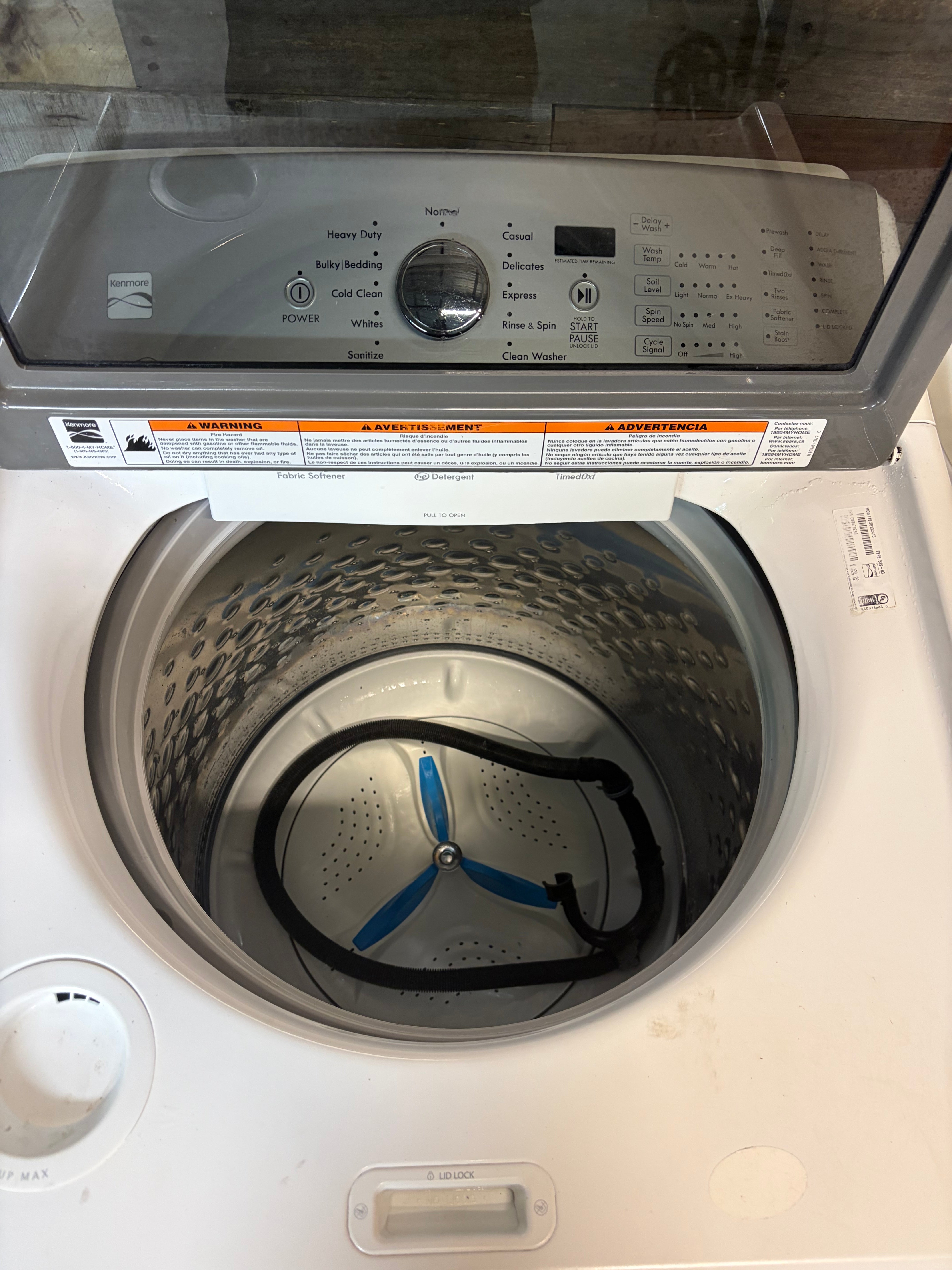 Kenmore Grey Face Glass Top Set