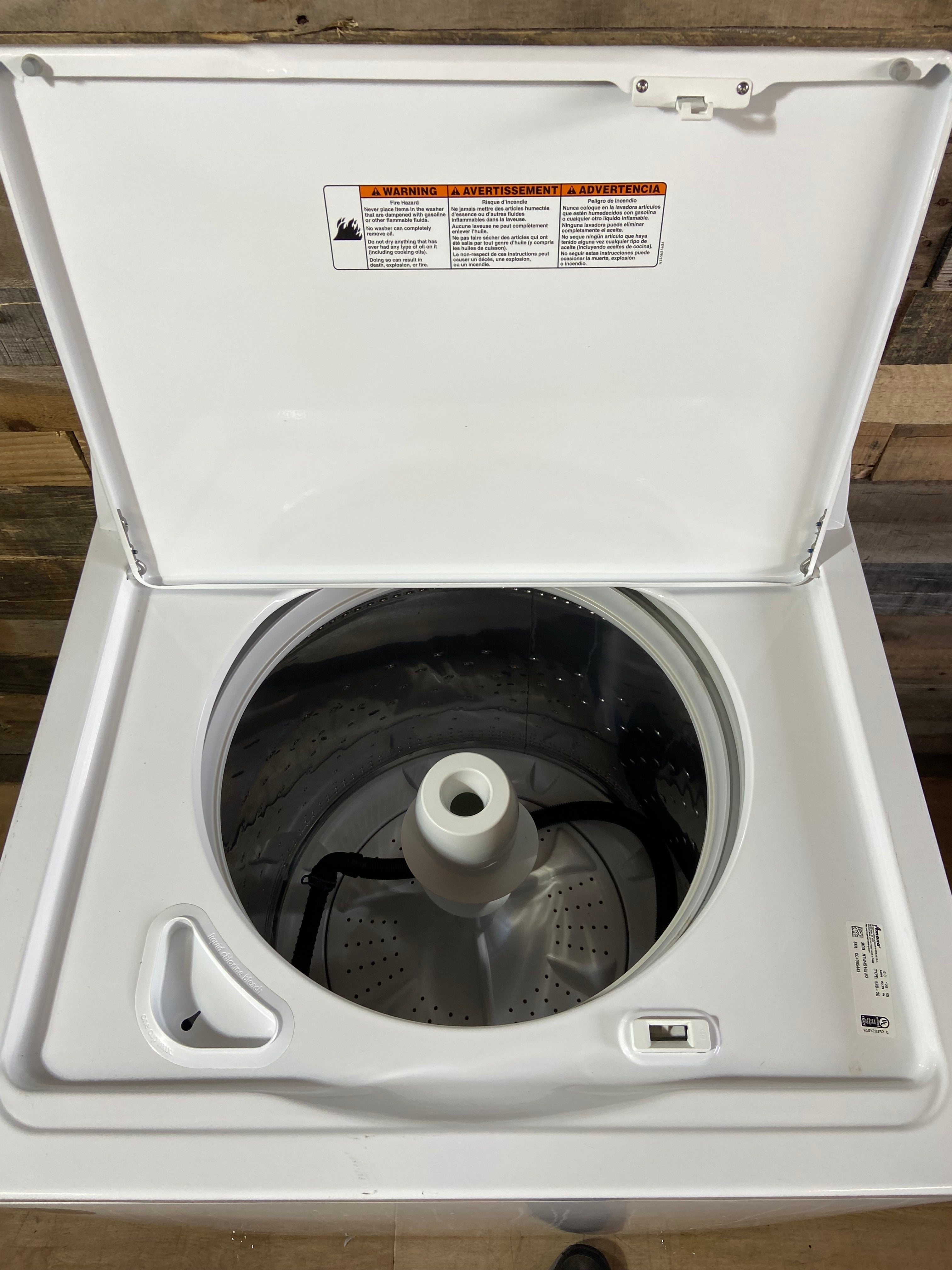 Amana Top Load Stainless Steel Tub Large Capacity Washer
