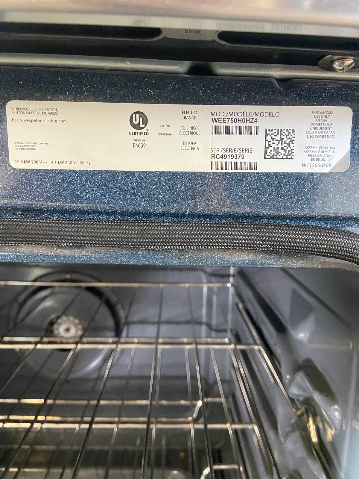 Whirlpool Stainless 5 Burner Slide In Range