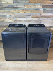 Samsung Black Stainless Large Capacity Washer & Dryer Set
