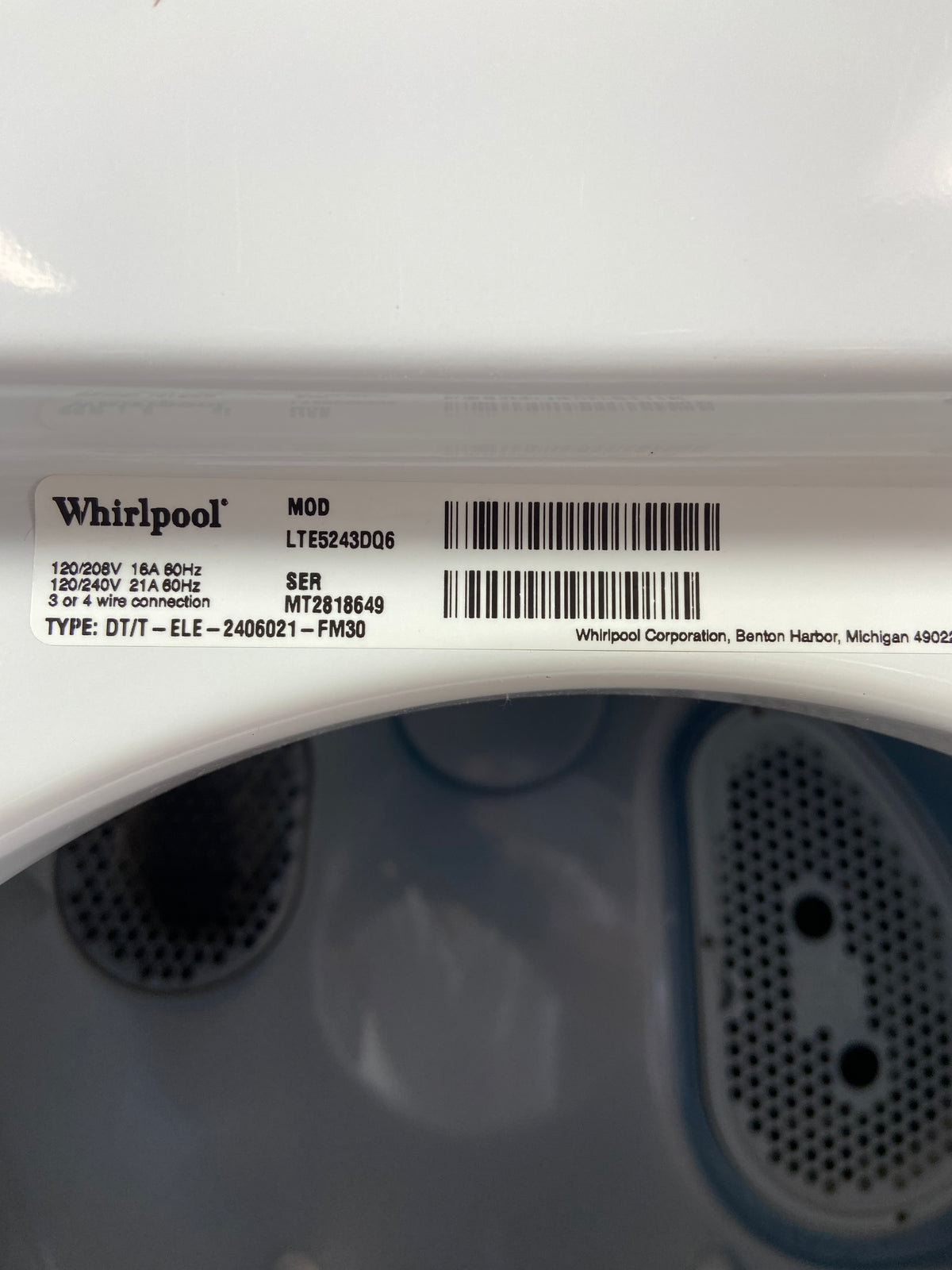 Whirlpool 24” ThinTwin Stackable