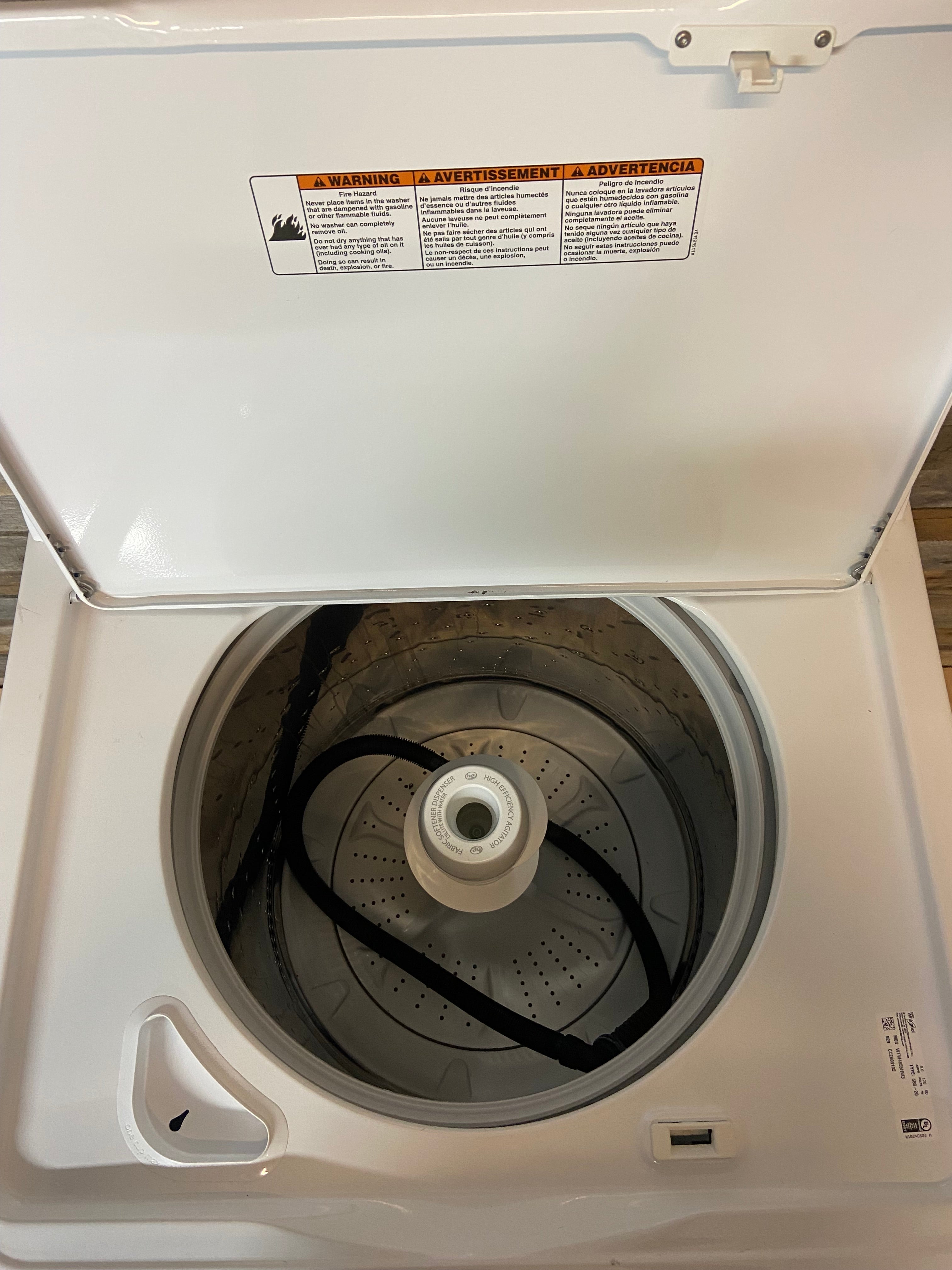 Whirlpool Large Capacity Top Load Washer