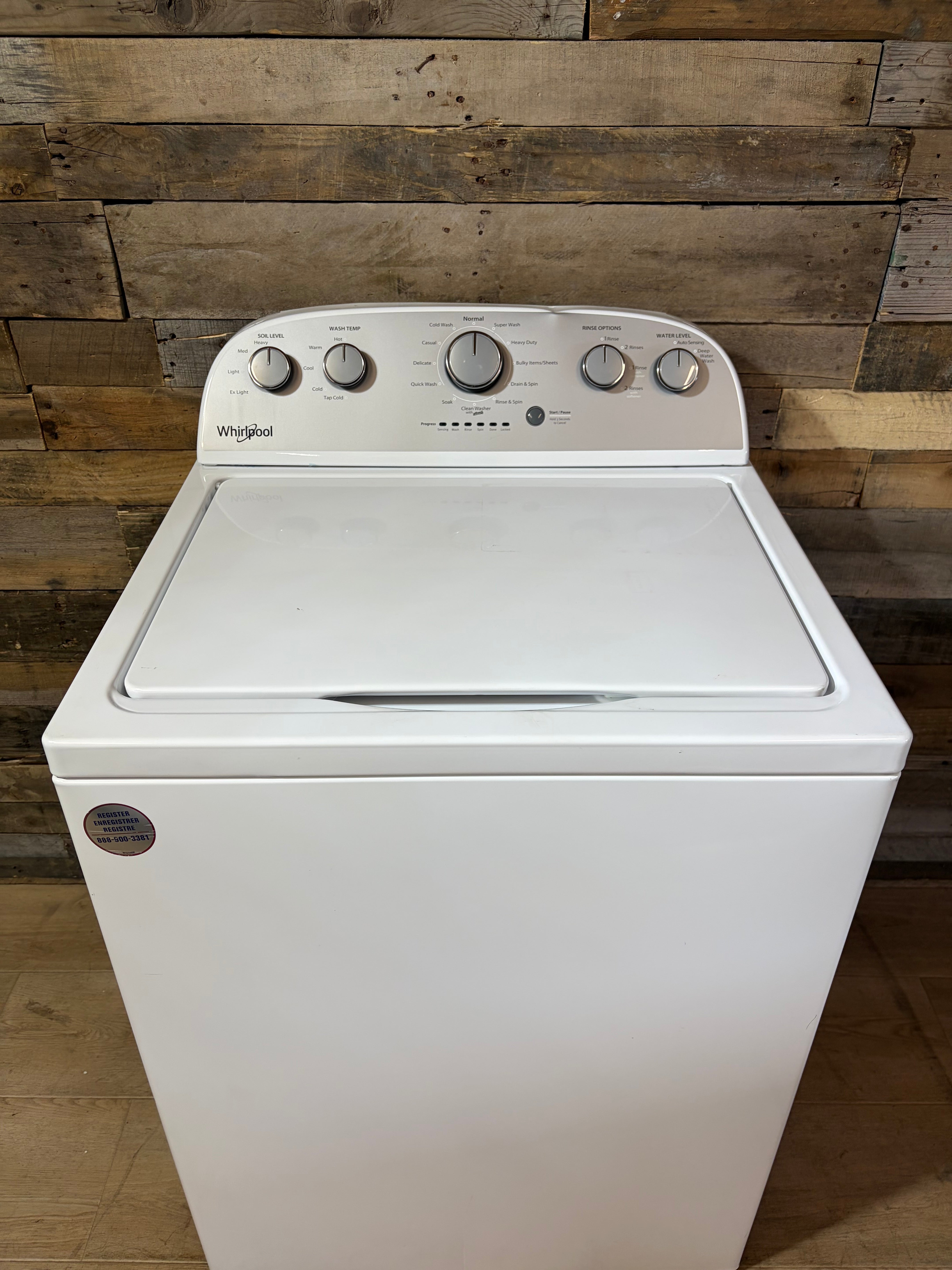 Whirlpool Grey Face Top Load Washer