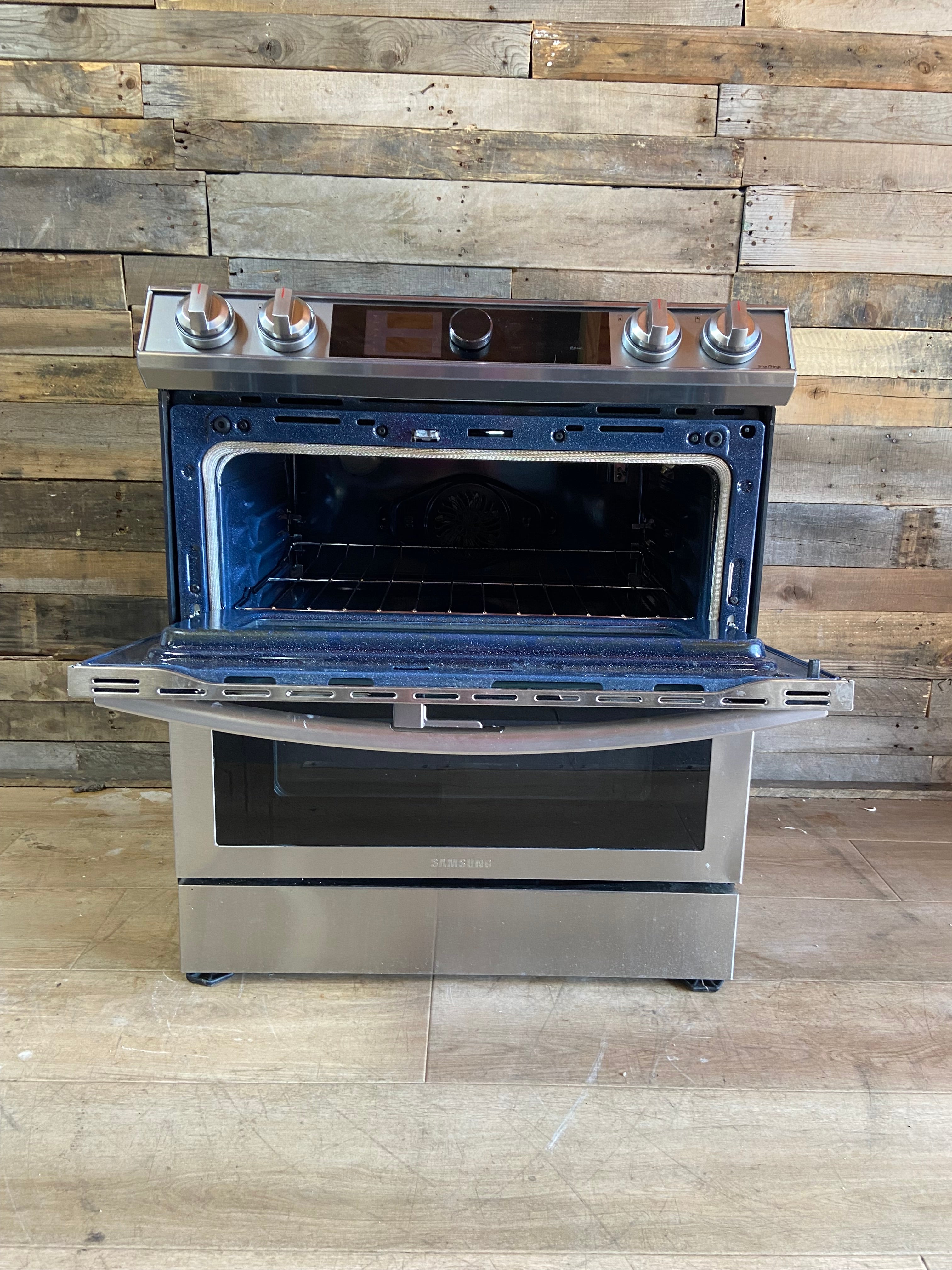 6.3 cu ft. Smart Slide-in Electric Range with Smart Dial, Air Fry, & Flex Duo™ in Stainless Steel
