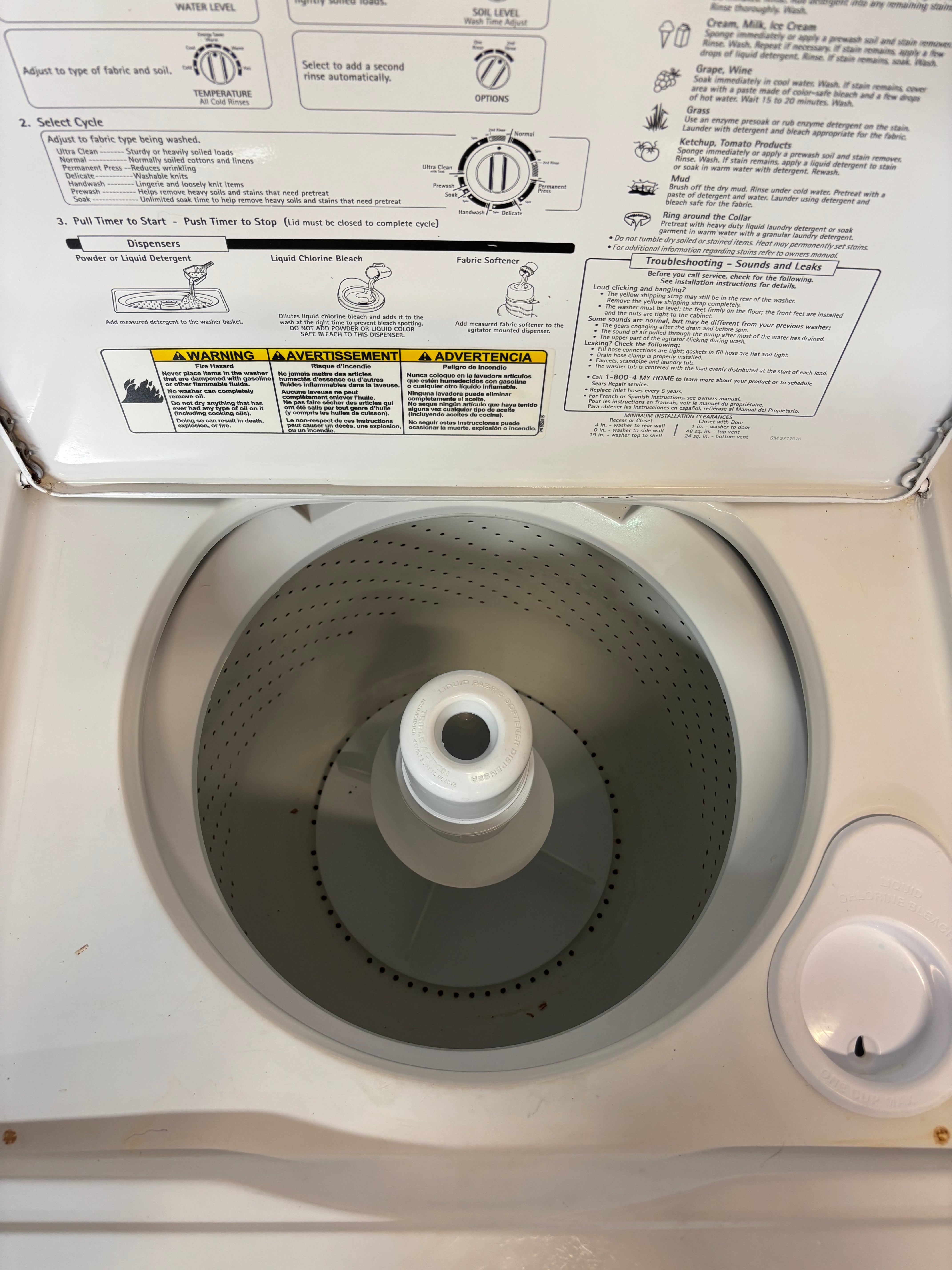 Kenmore Top Load Direct Drive