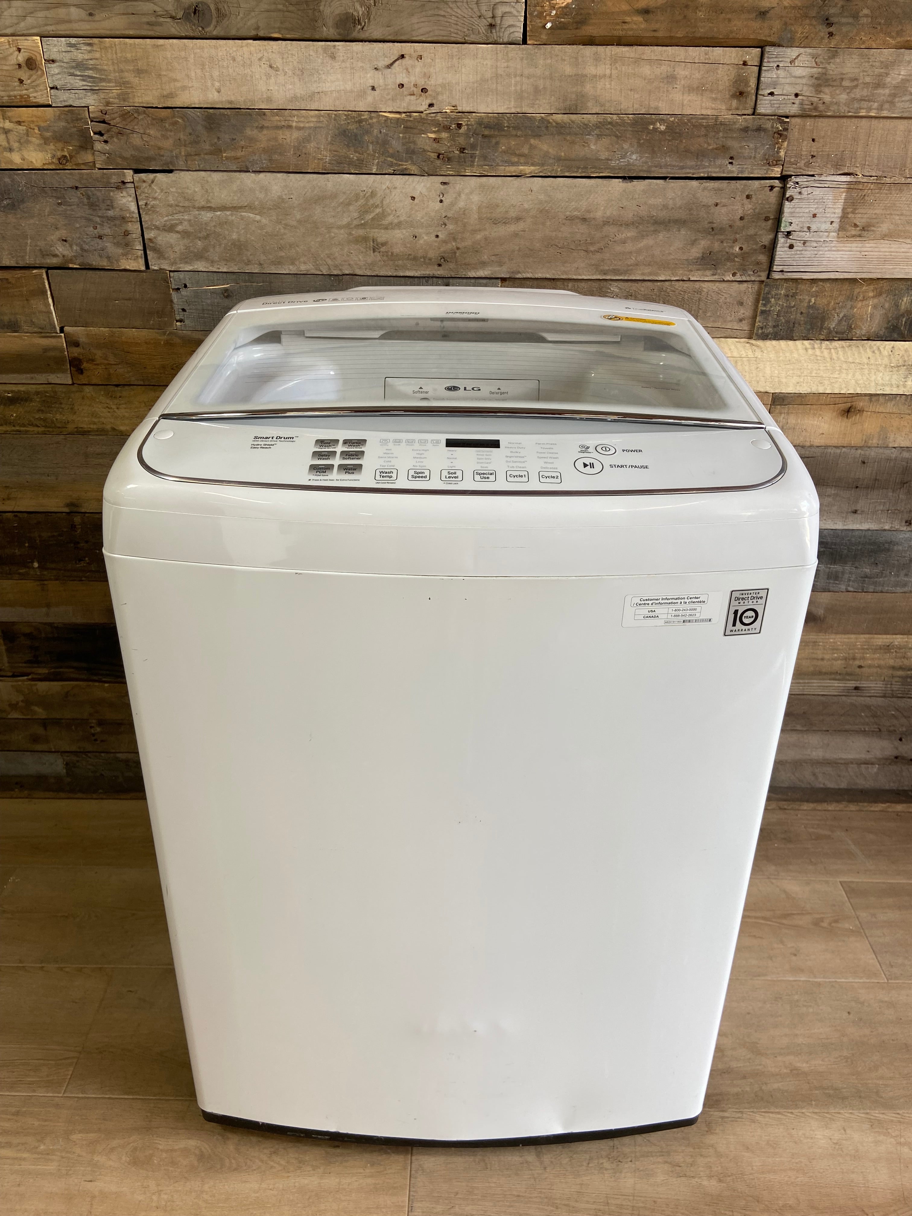 LG Direct Drive Smart Drum Top Load Washer
