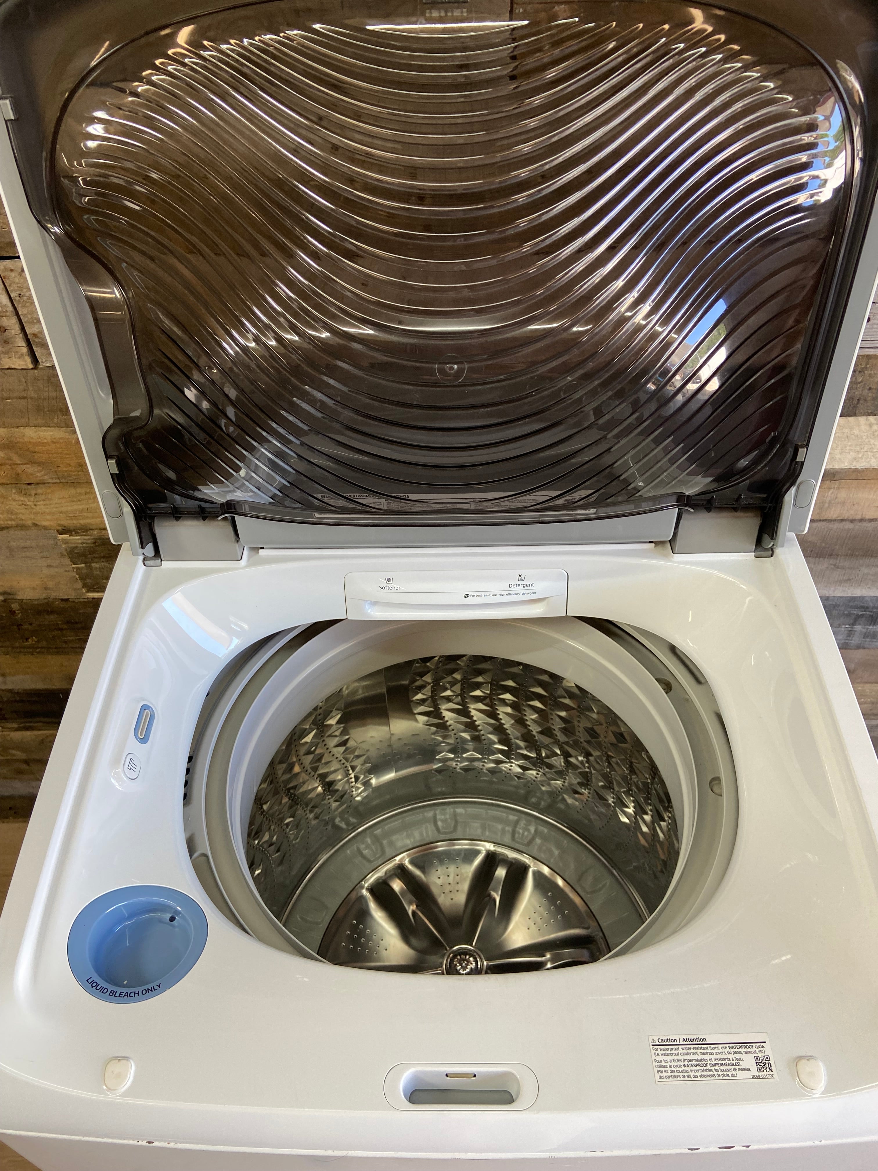 Samsung White Grey Face Active Wash Top Load Washer
