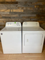 Amana White Top Load Set