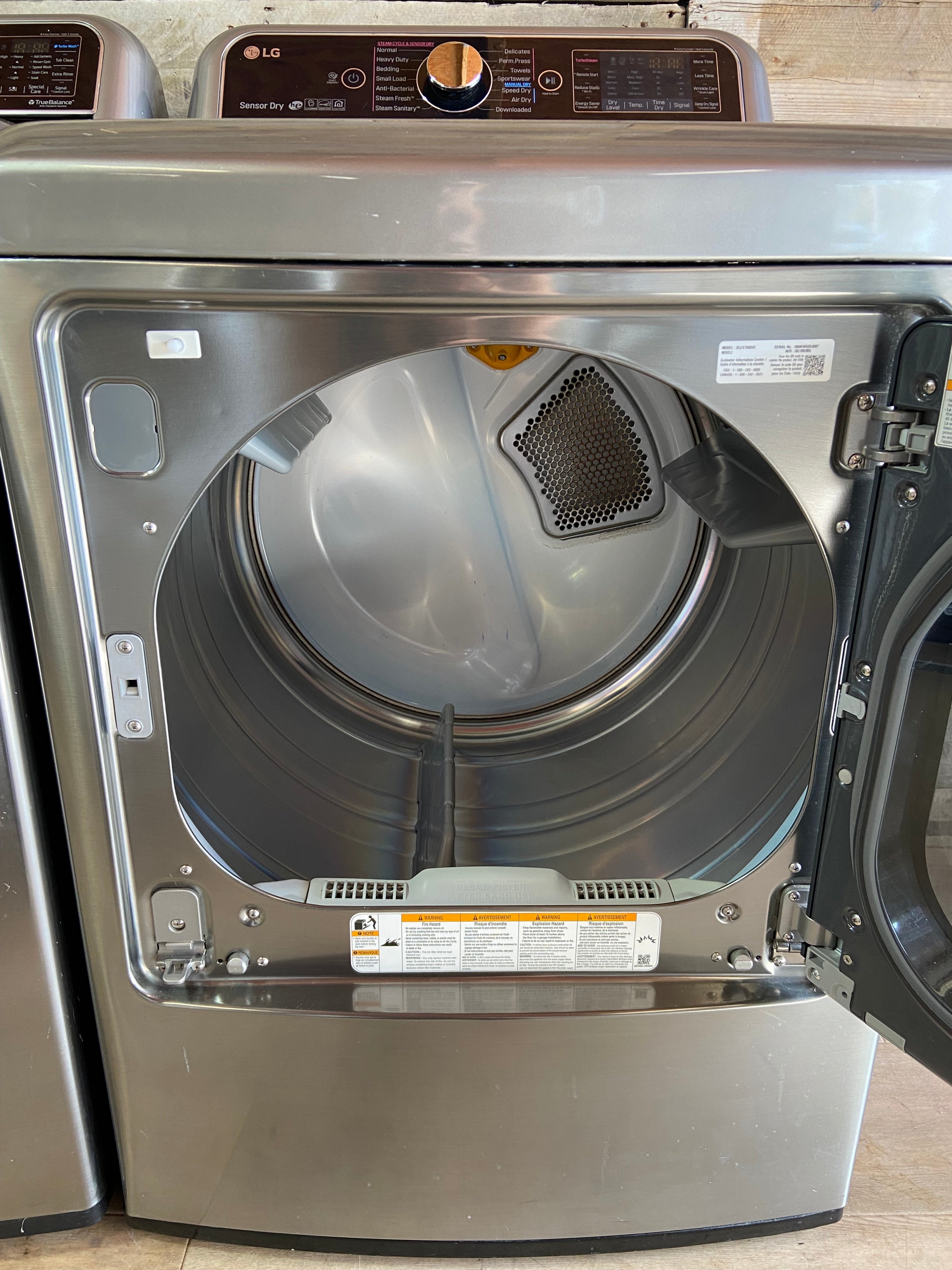 LG Grey Direct Drive Top Load Set