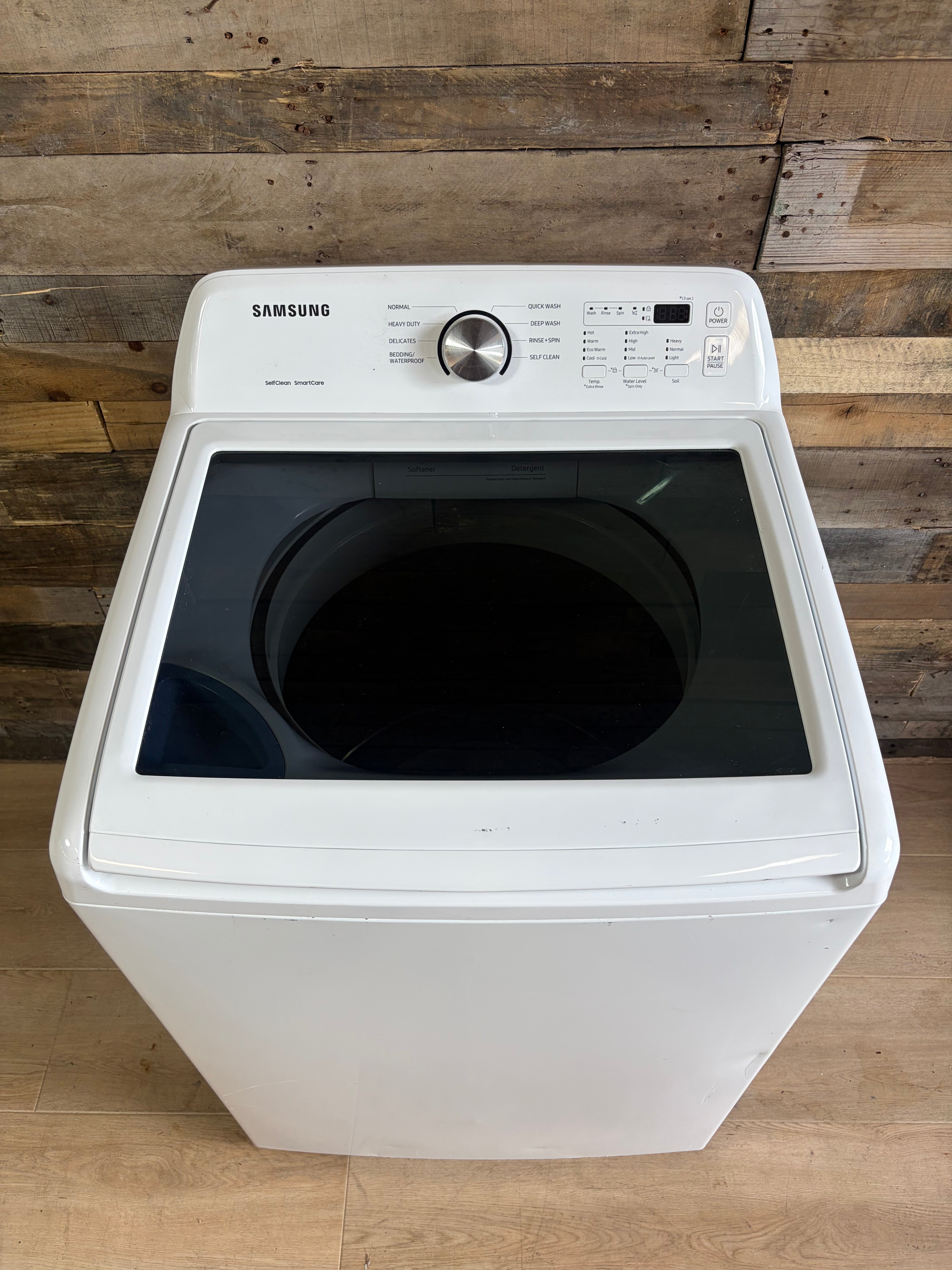 Samsung Glass Lid Large Capacity Top Load Washer