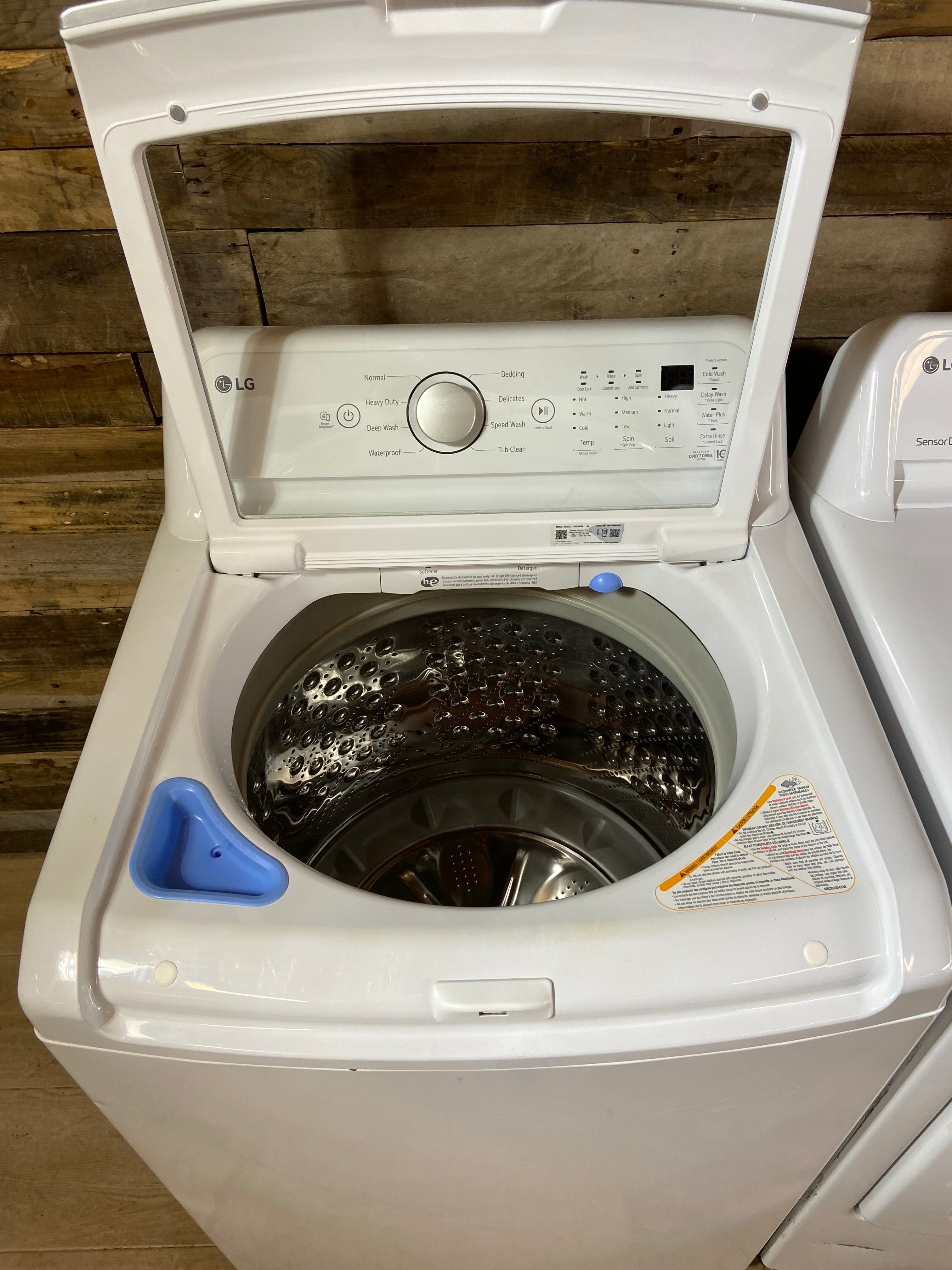 LG Top Load Large Capacity Washer & Dryer Set