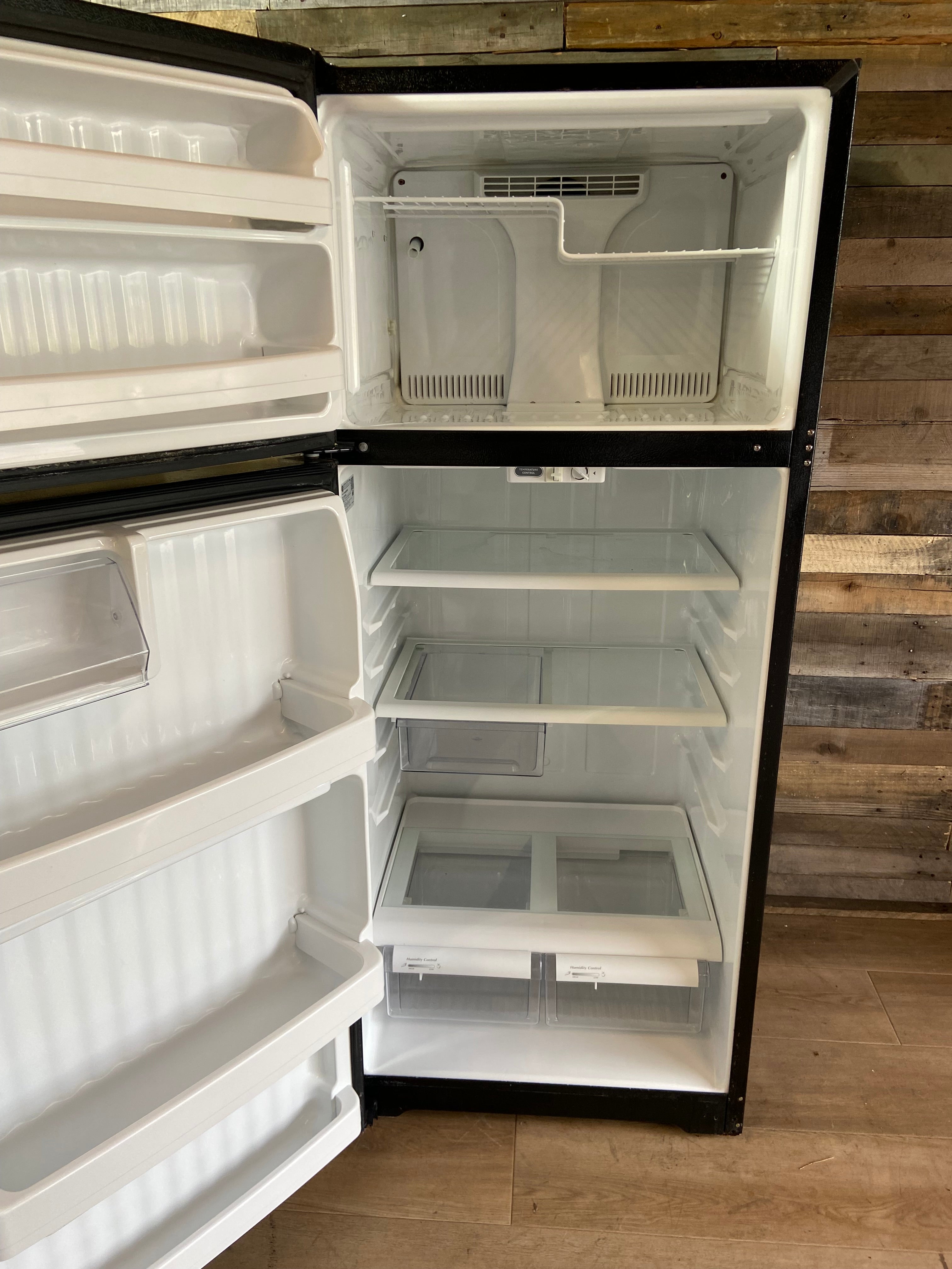 GE Black Top Freezer Refrigerator