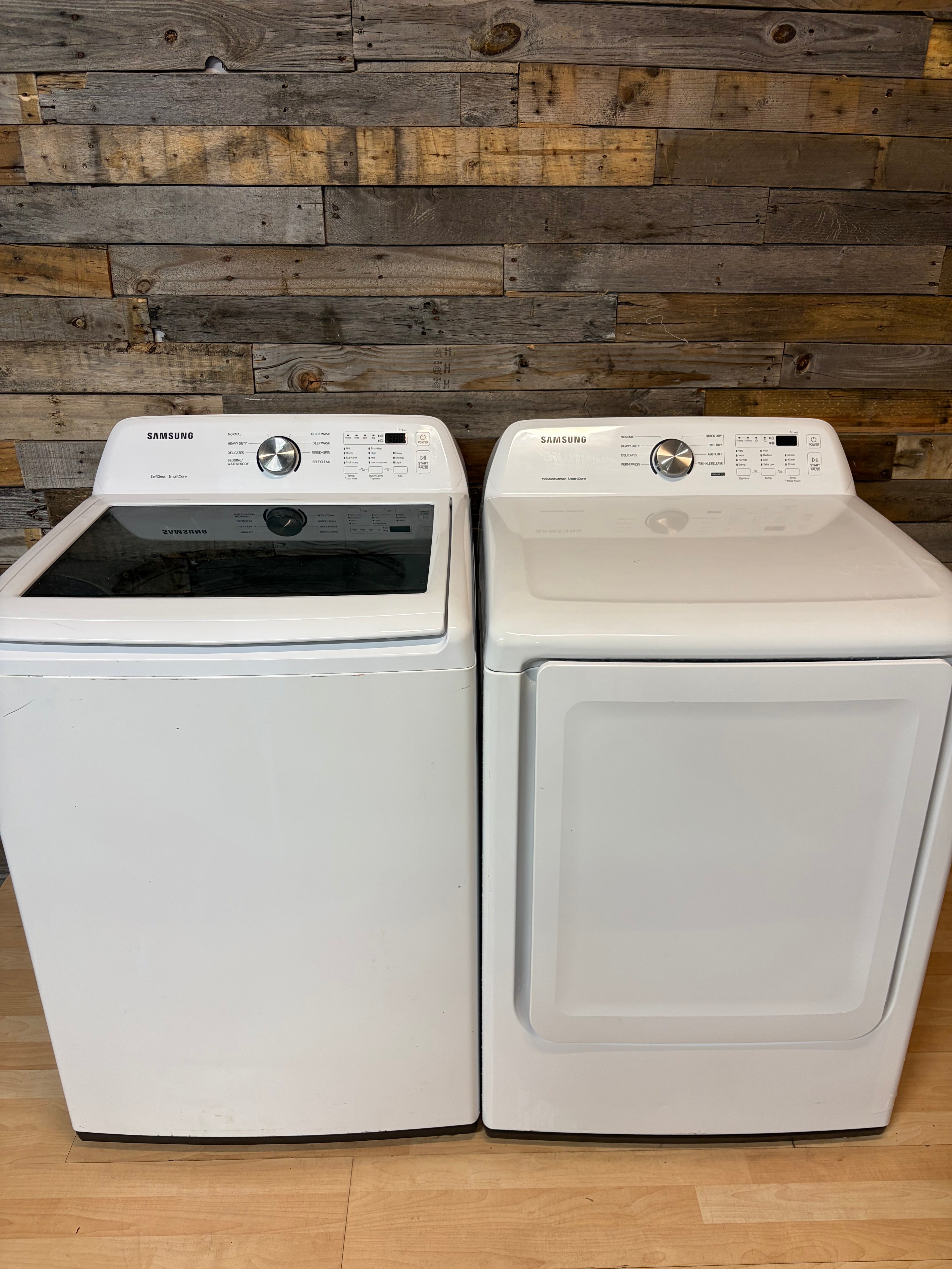 Samsung White Glass Top Set