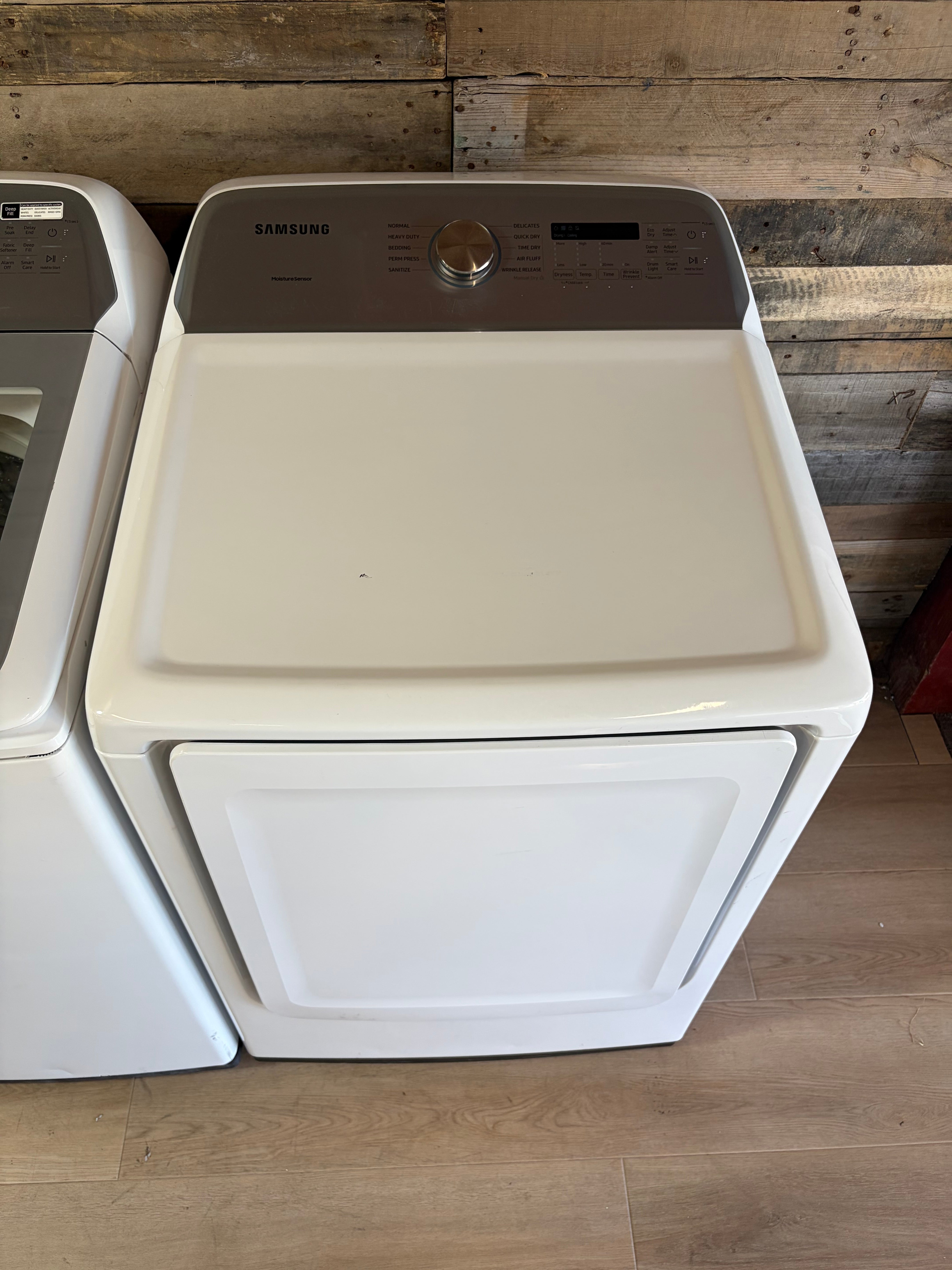 Samsung Super Capacity Glass Top Washer & Dryer Set